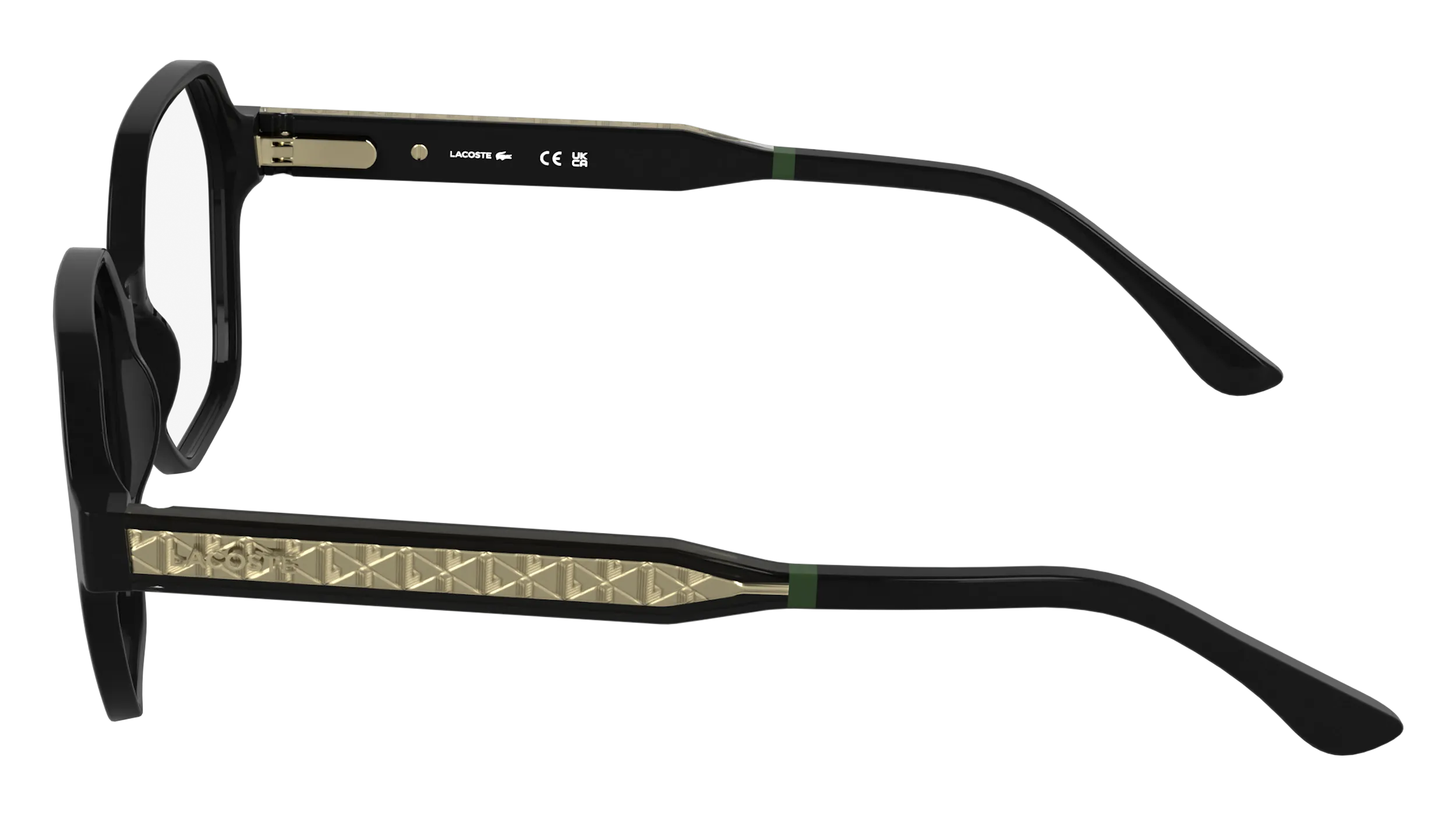 Lacoste L4000 001 Montature da vista Bio-iniettato Nero Squadrata Normale - immagine 3