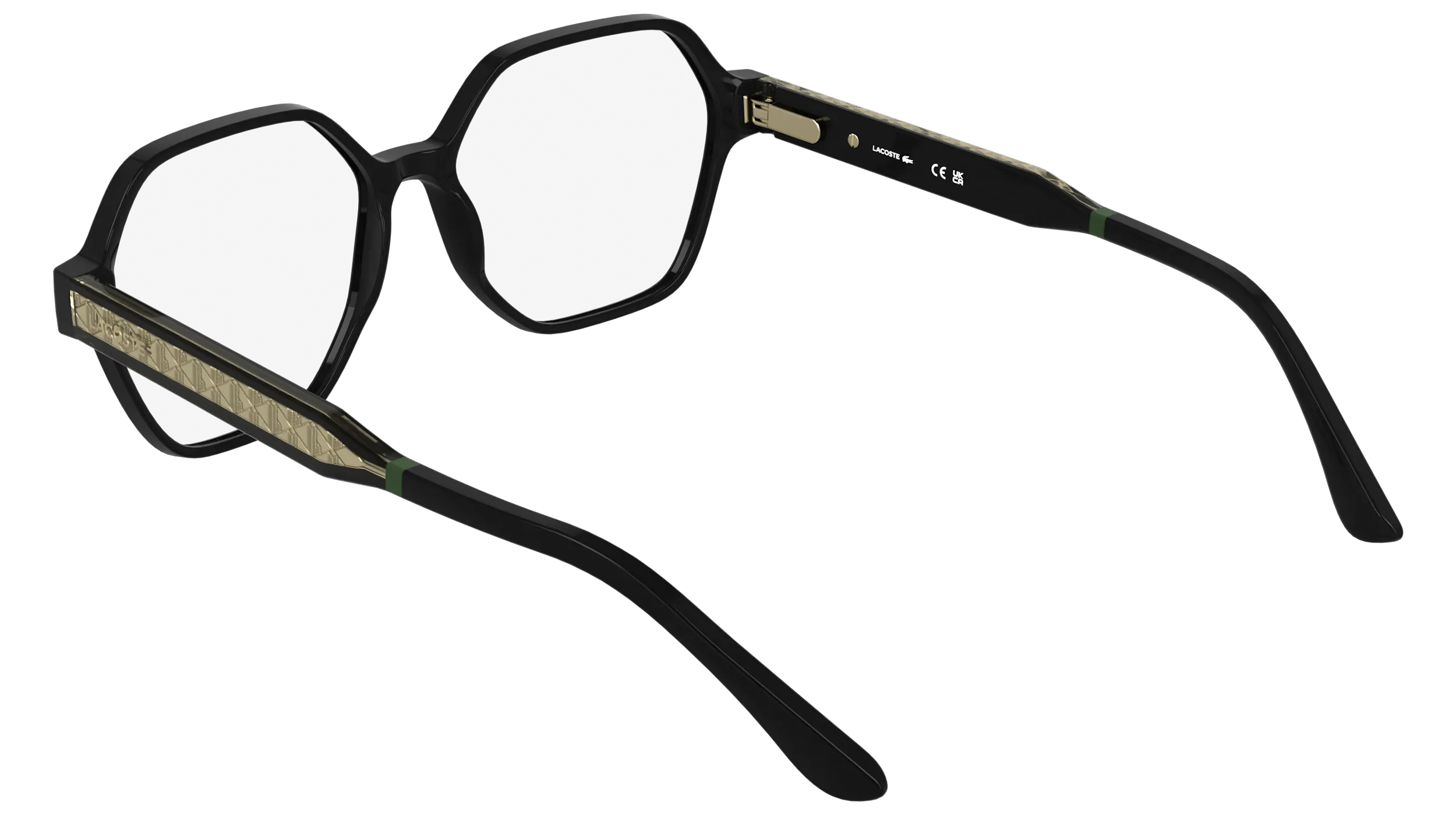 Lacoste L4000 001 Montature da vista Bio-iniettato Nero Squadrata Normale - immagine 4
