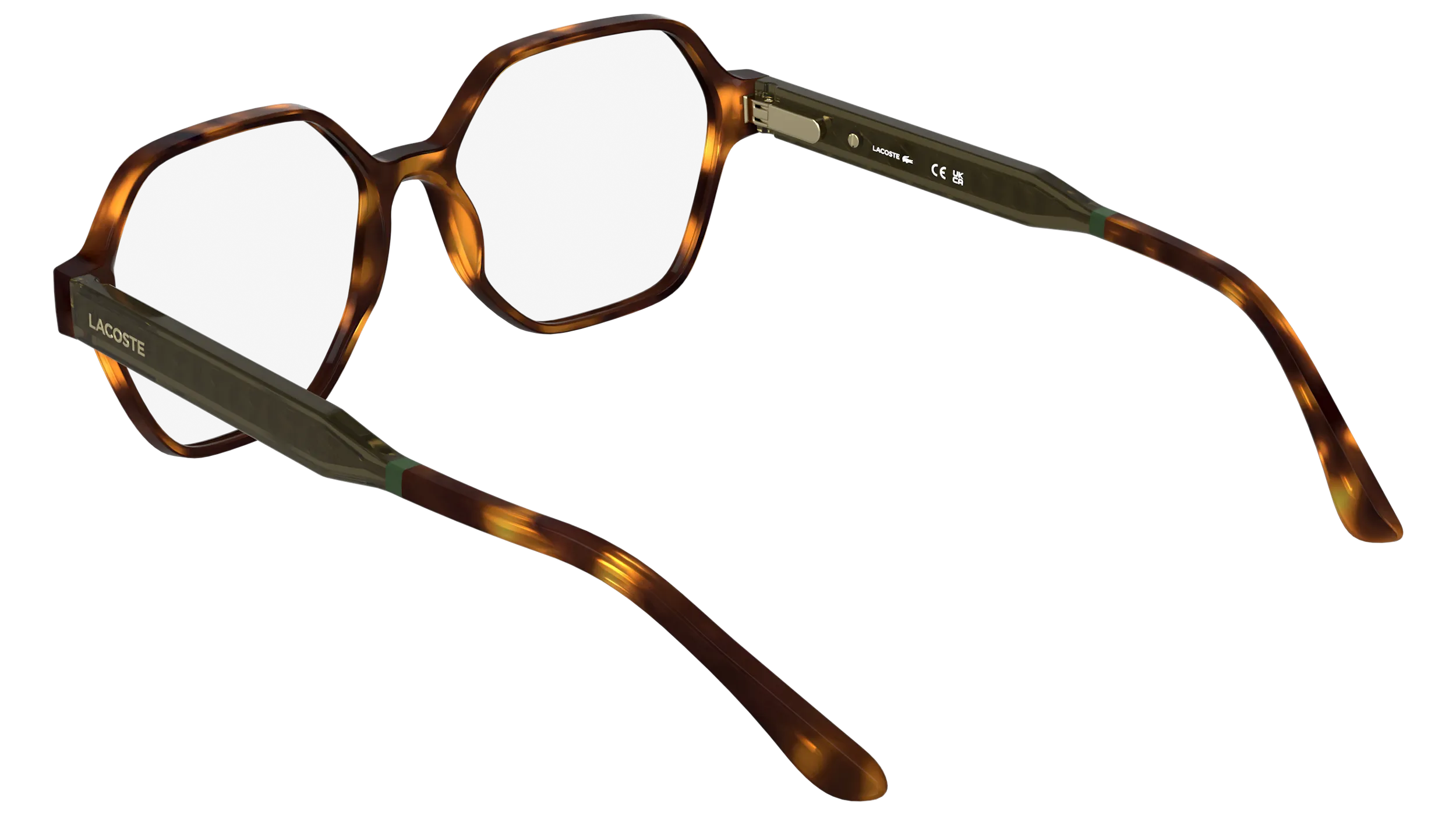 Lacoste L4000 214 Montature da vista Bio-iniettato Havana Squadrata Normale - immagine 4