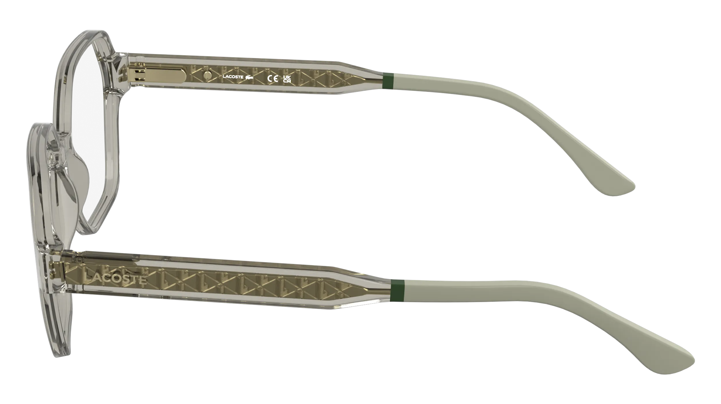 Lacoste L4000 264 Montature da vista Bio-iniettato Beige Squadrata Normale - immagine 3