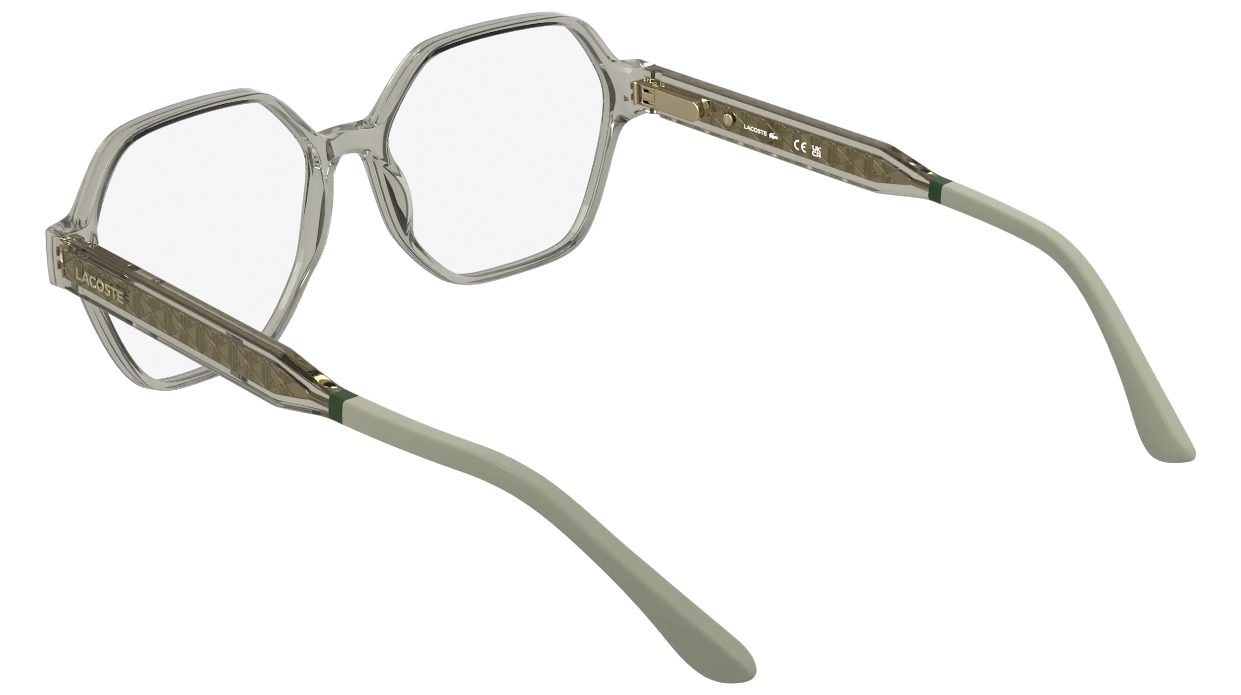 Lacoste L4000 264 Montature da vista Bio-iniettato Beige Squadrata Normale - immagine 4