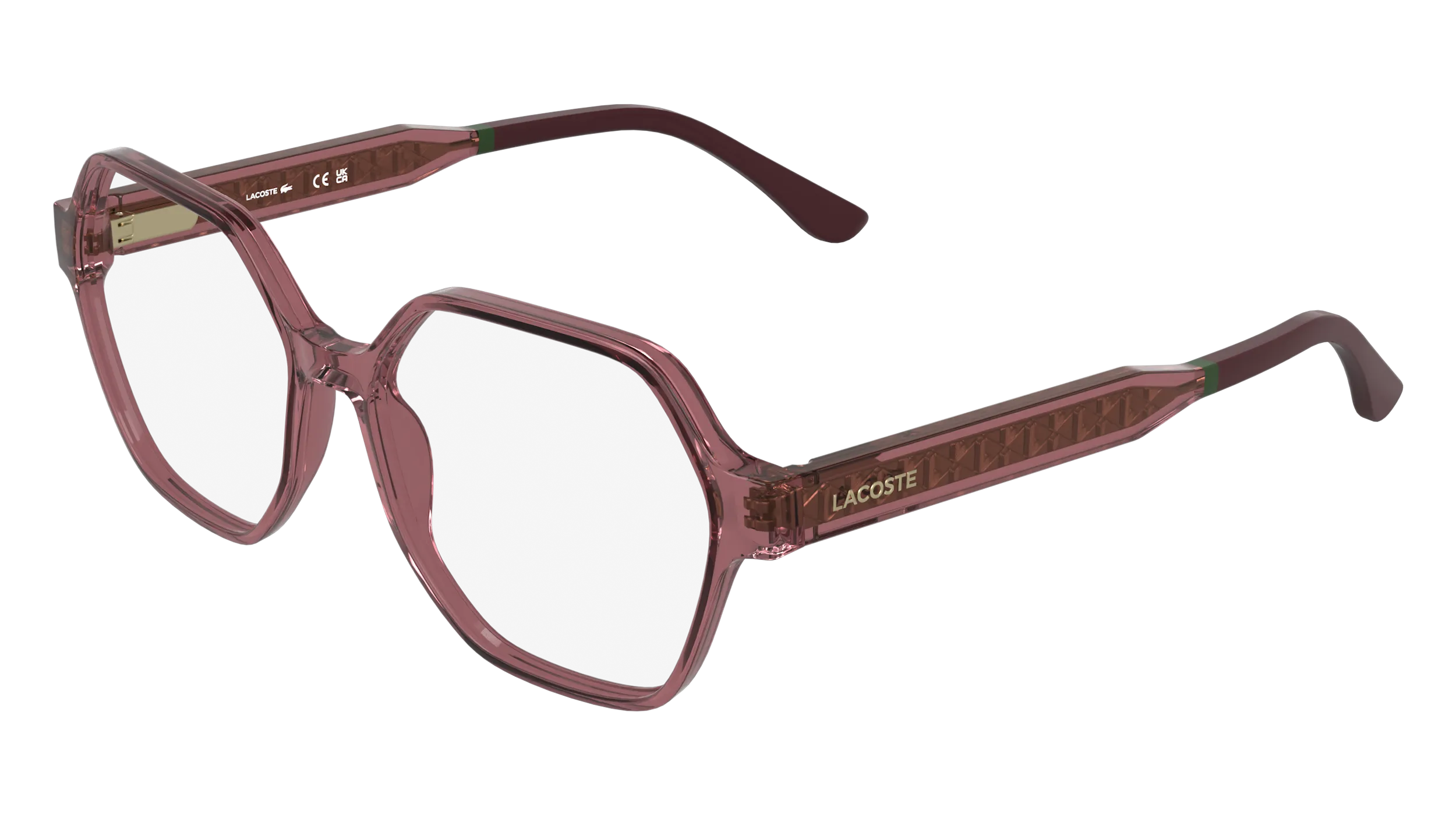 Lacoste L4000 601 Montature da vista Bio-iniettato Bordeaux Squadrata Normale - immagine 1