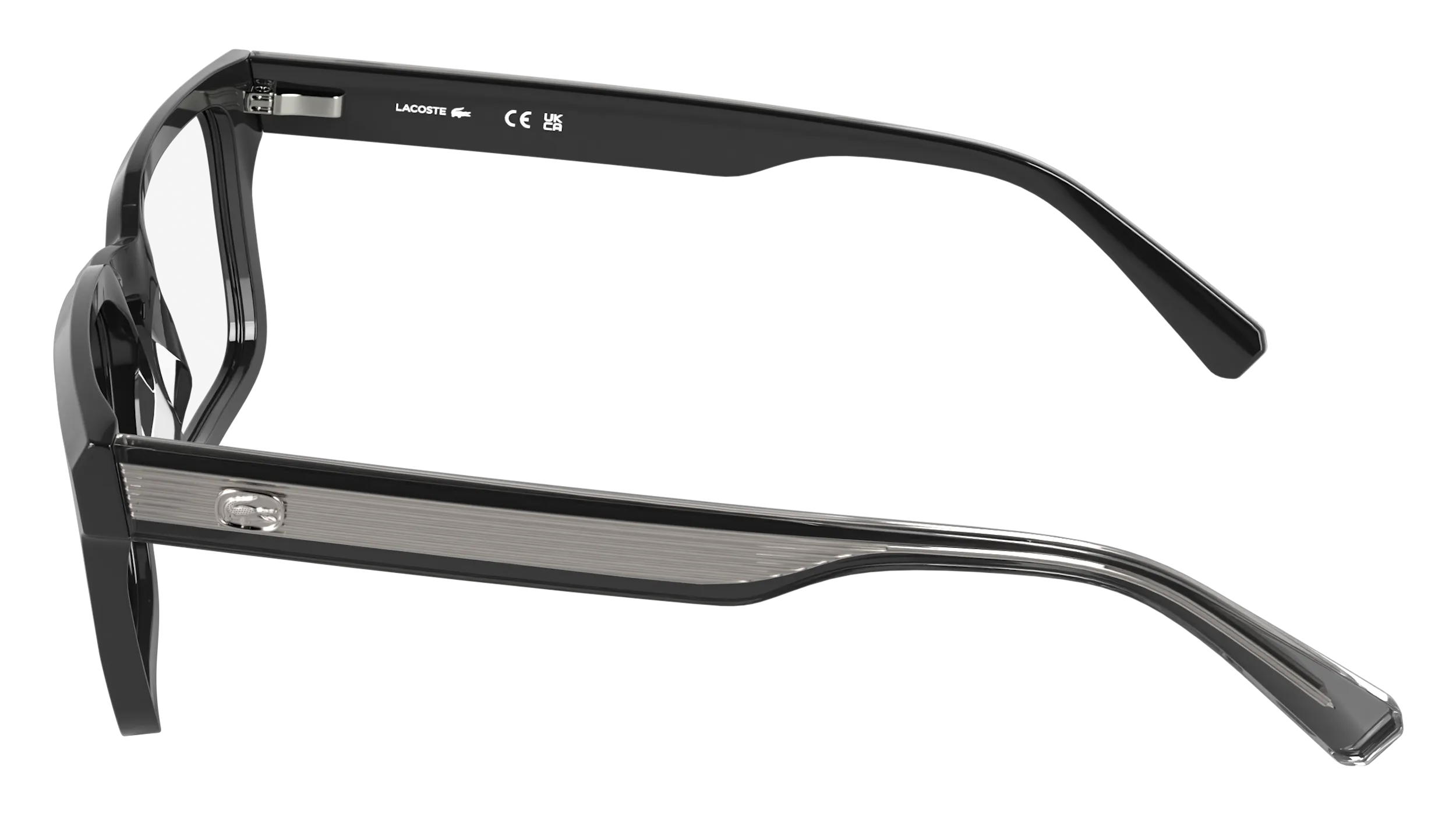 Lacoste L4003 001 Montature da vista Acetato Nero Squadrata Normale - immagine 3