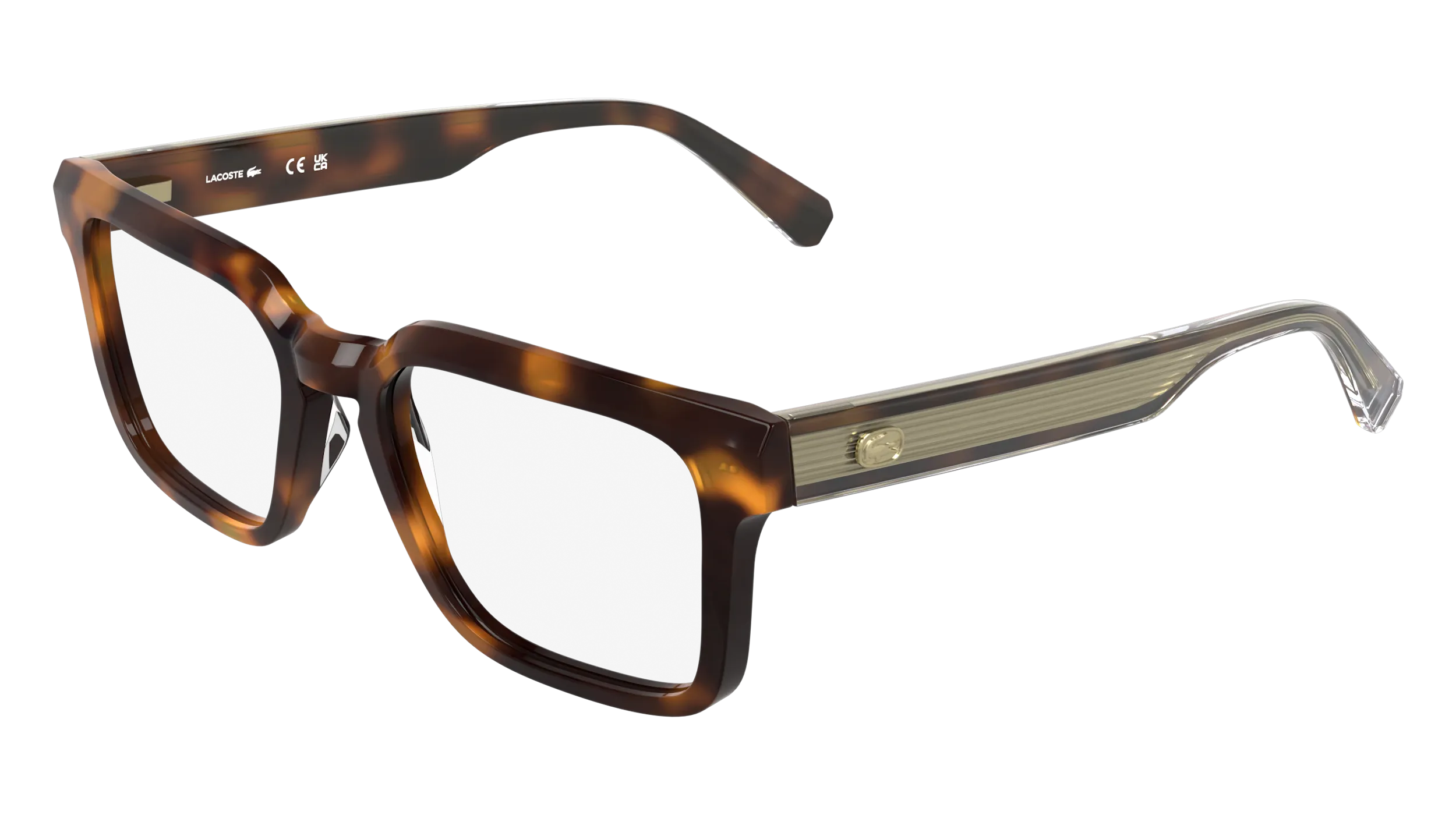 Lacoste L4003 214 Montature da vista Acetato Havana Squadrata Normale - immagine 1