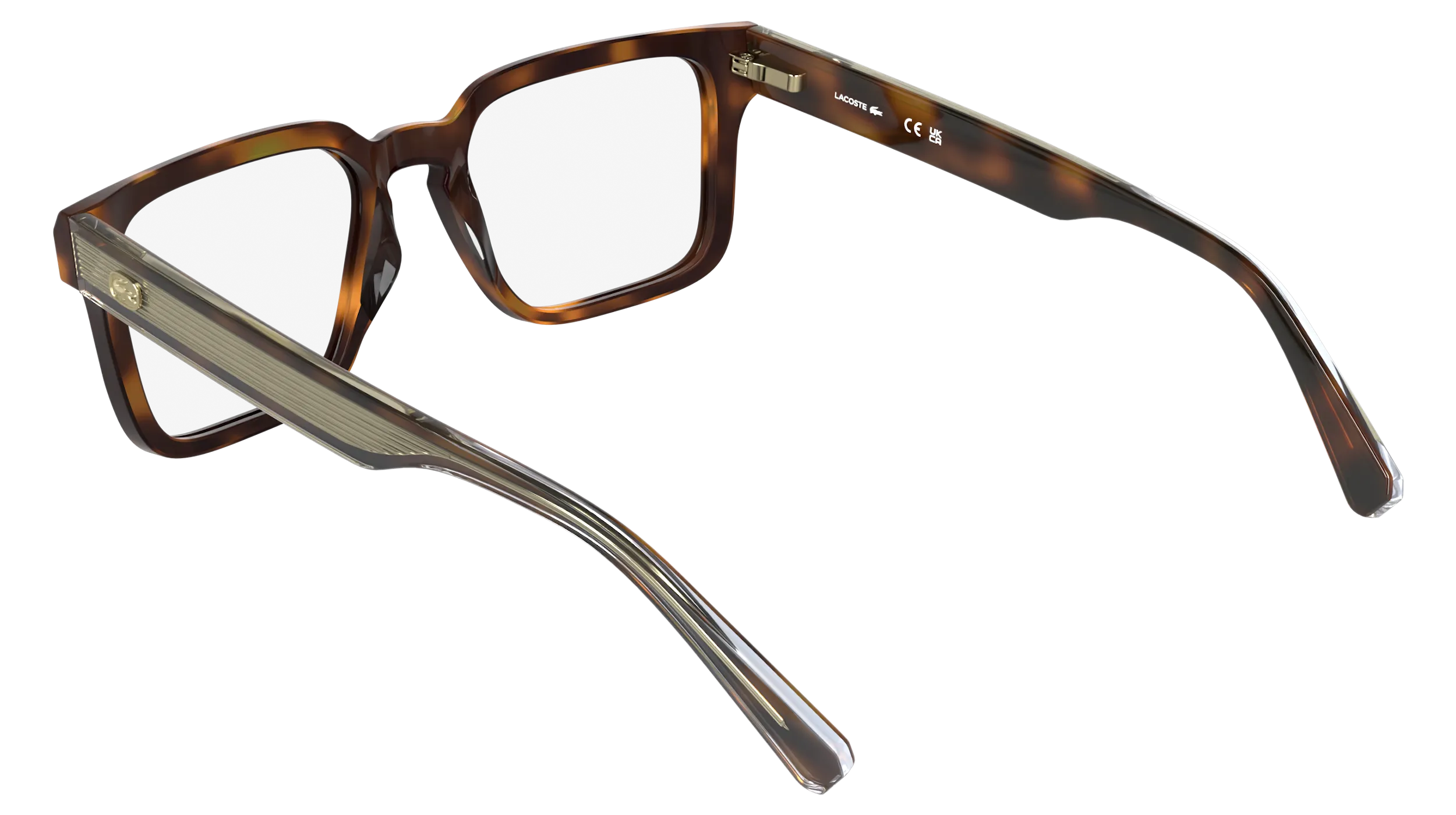 Lacoste L4003 214 Montature da vista Acetato Havana Squadrata Normale - immagine 4
