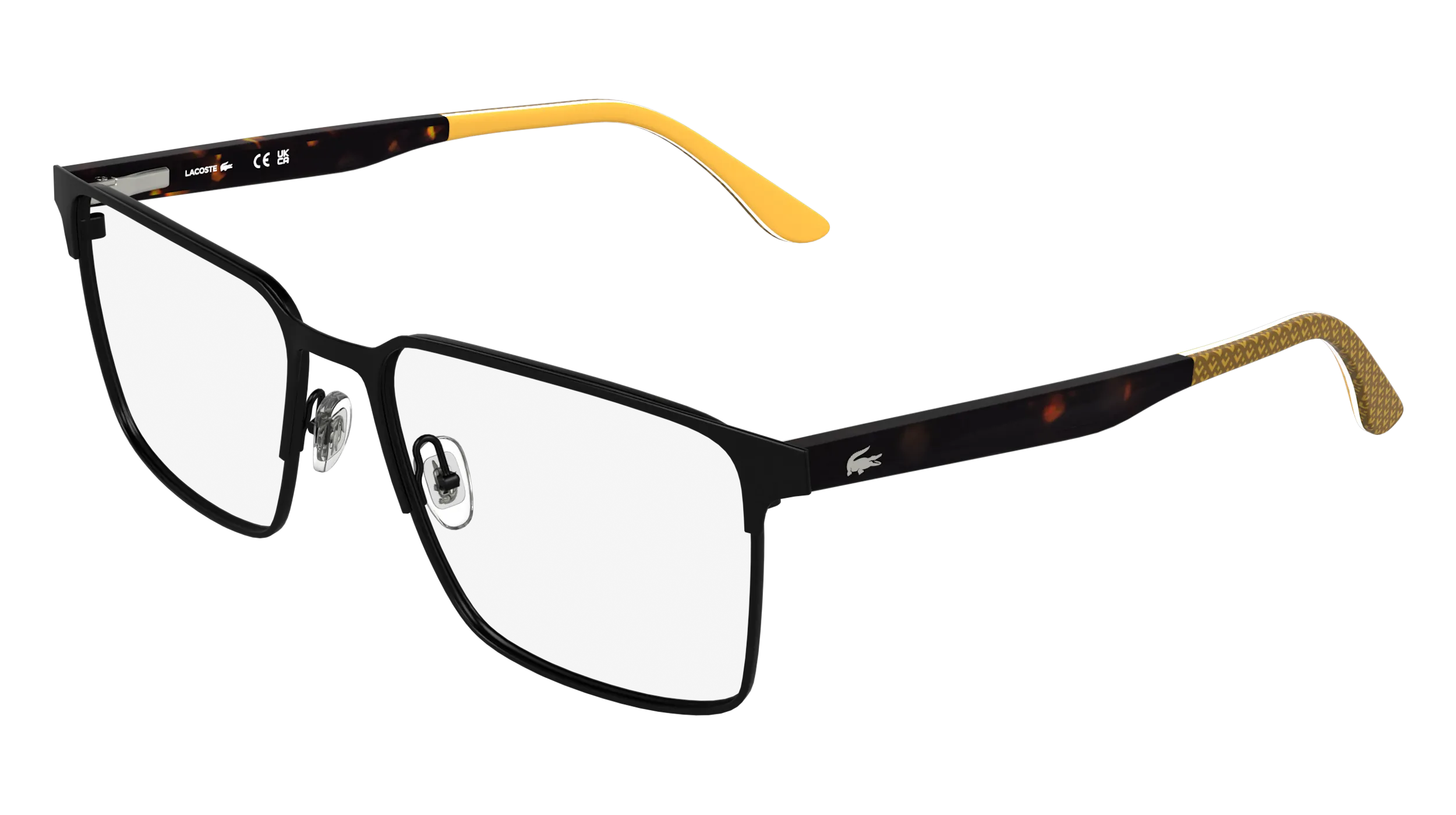 Lacoste L2314 002 Montature da vista Metallo Nero Squadrata Normale - immagine 1