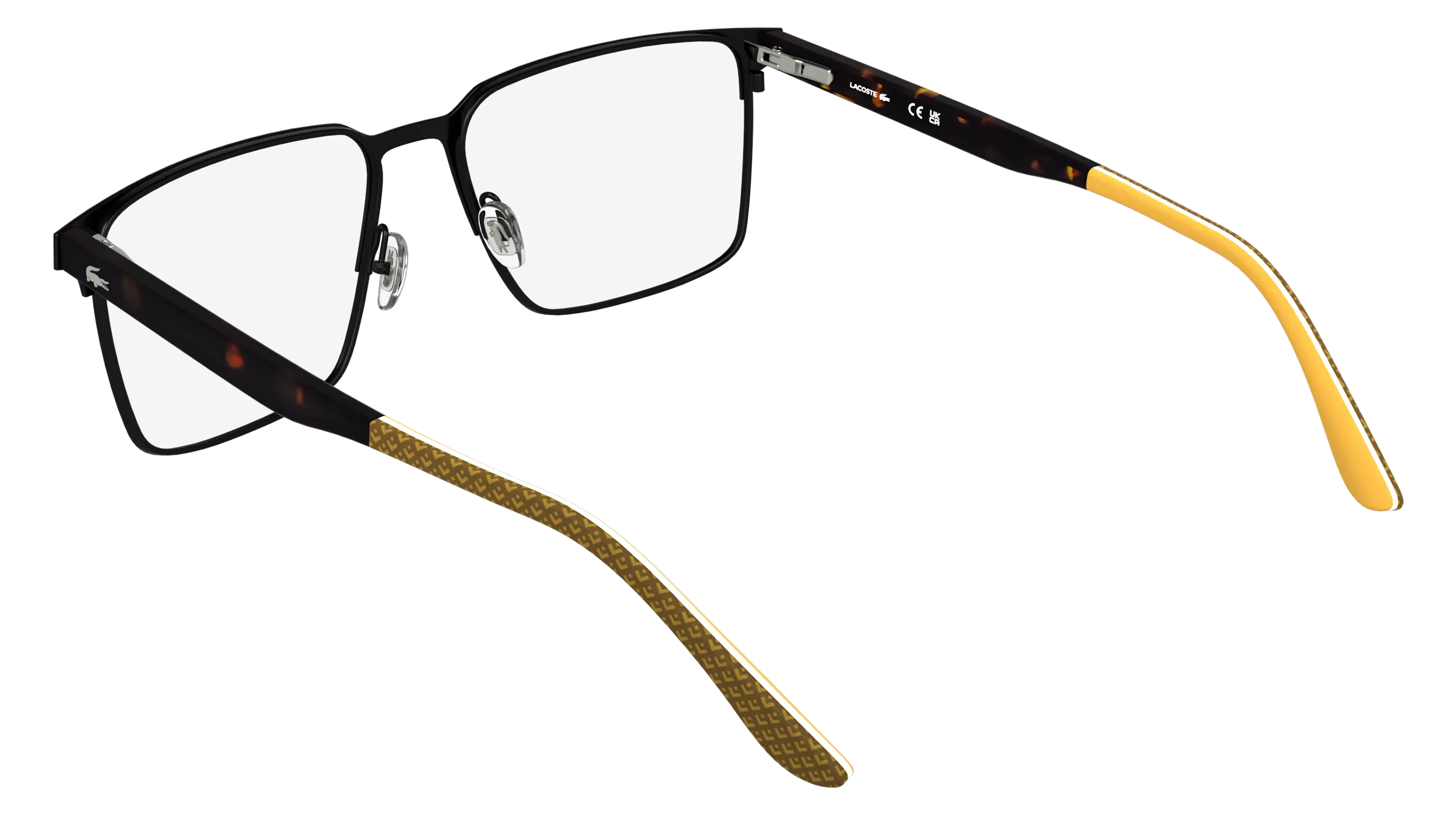 Lacoste L2314 002 Montature da vista Metallo Nero Squadrata Normale - immagine 4