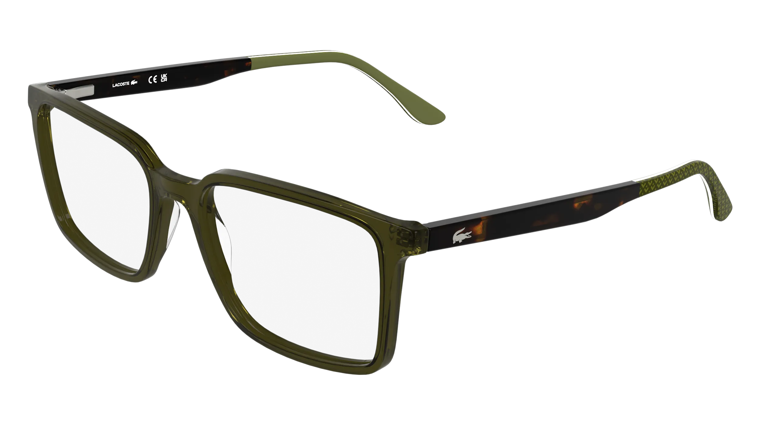 Lacoste L2992 275 Montature da vista Acetato Verde Squadrata Normale - immagine 1