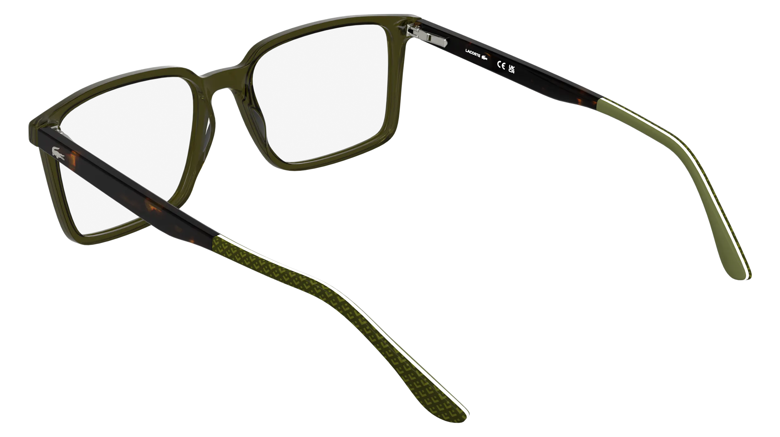 Lacoste L2992 275 Montature da vista Acetato Verde Squadrata Normale - immagine 4
