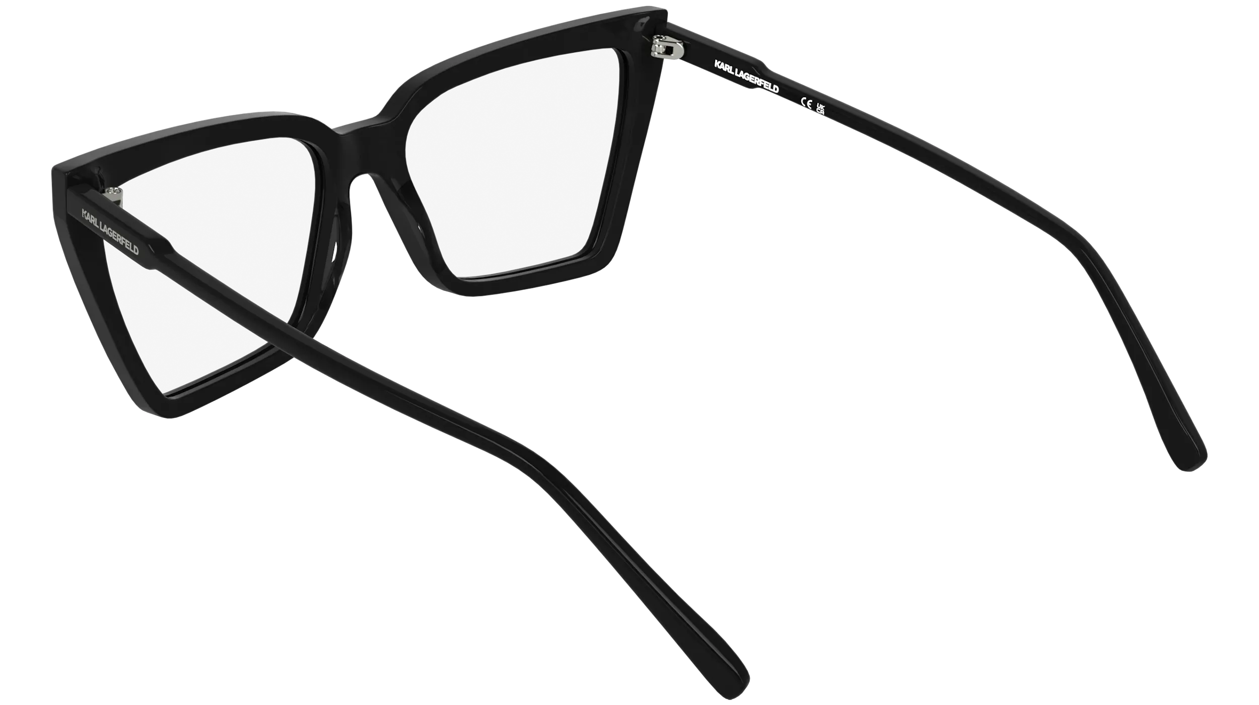 Karl Lagerfeld KL6216 001 Montature da vista Acetato Nero Squadrata Normale - immagine 4