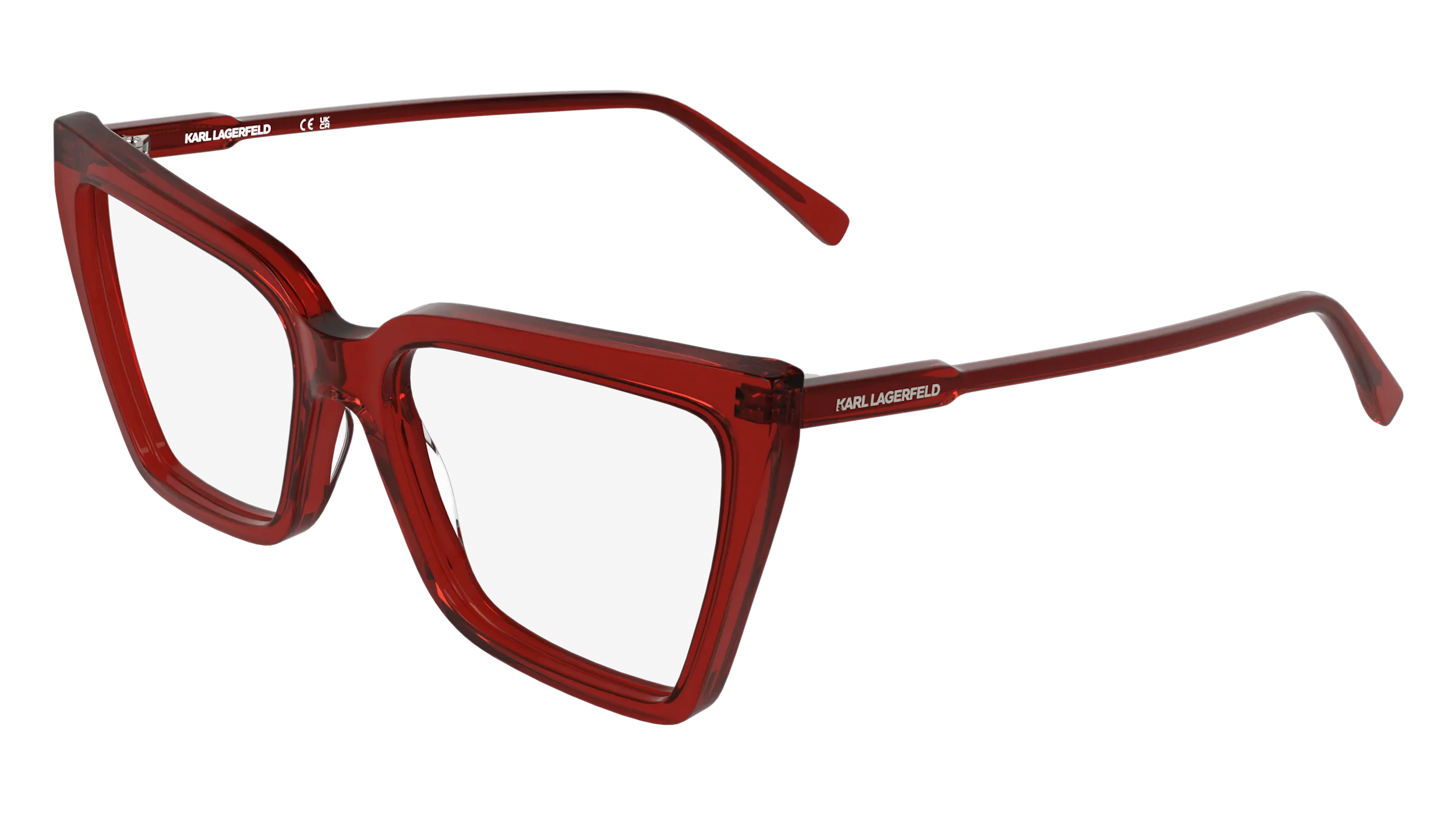 Karl Lagerfeld KL6216 600 Montature da vista Acetato Rosso Squadrata Normale - immagine 1