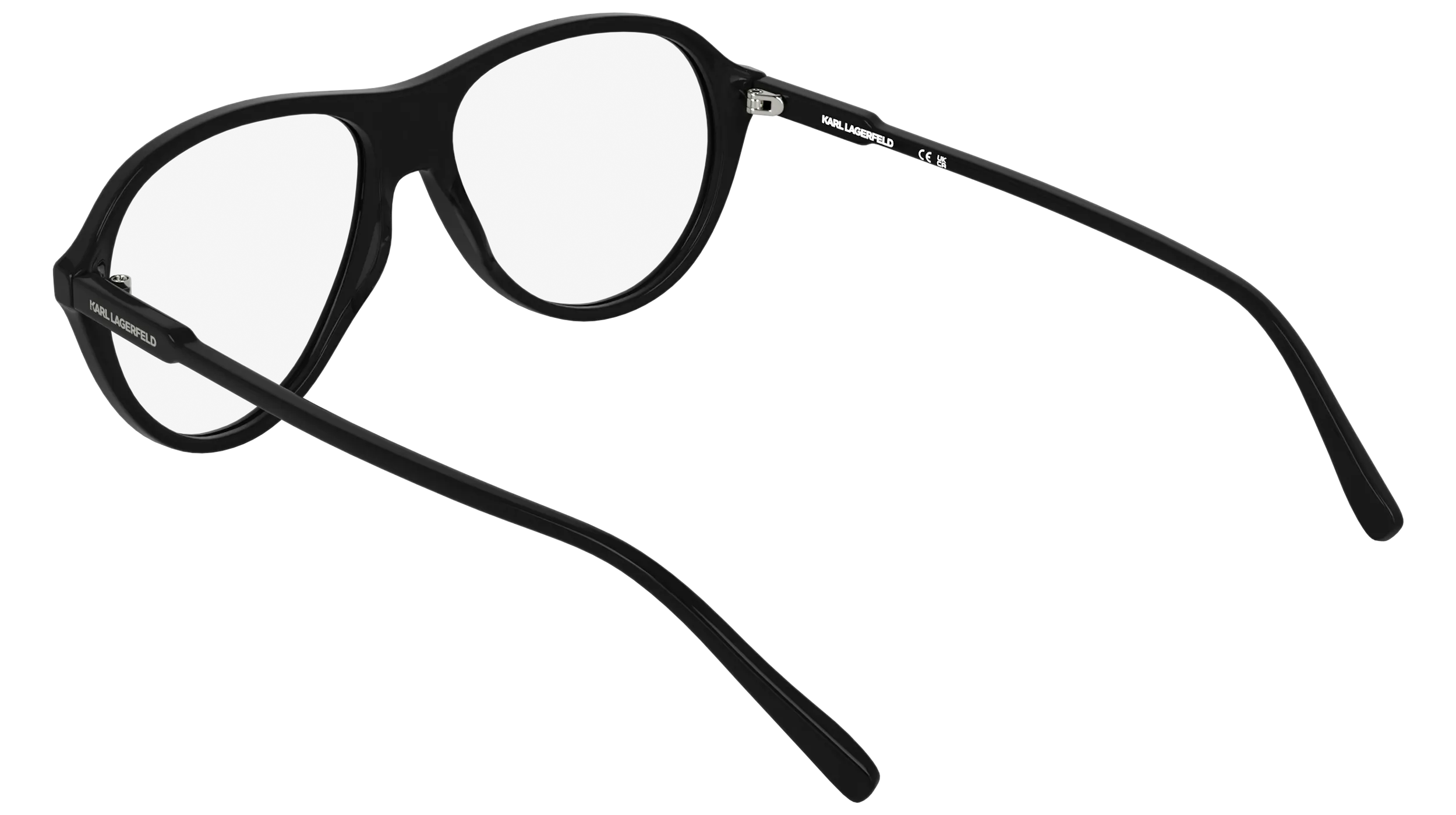 Karl Lagerfeld KL6217 001 Montature da vista Acetato Nero Pilot Normale - immagine 4