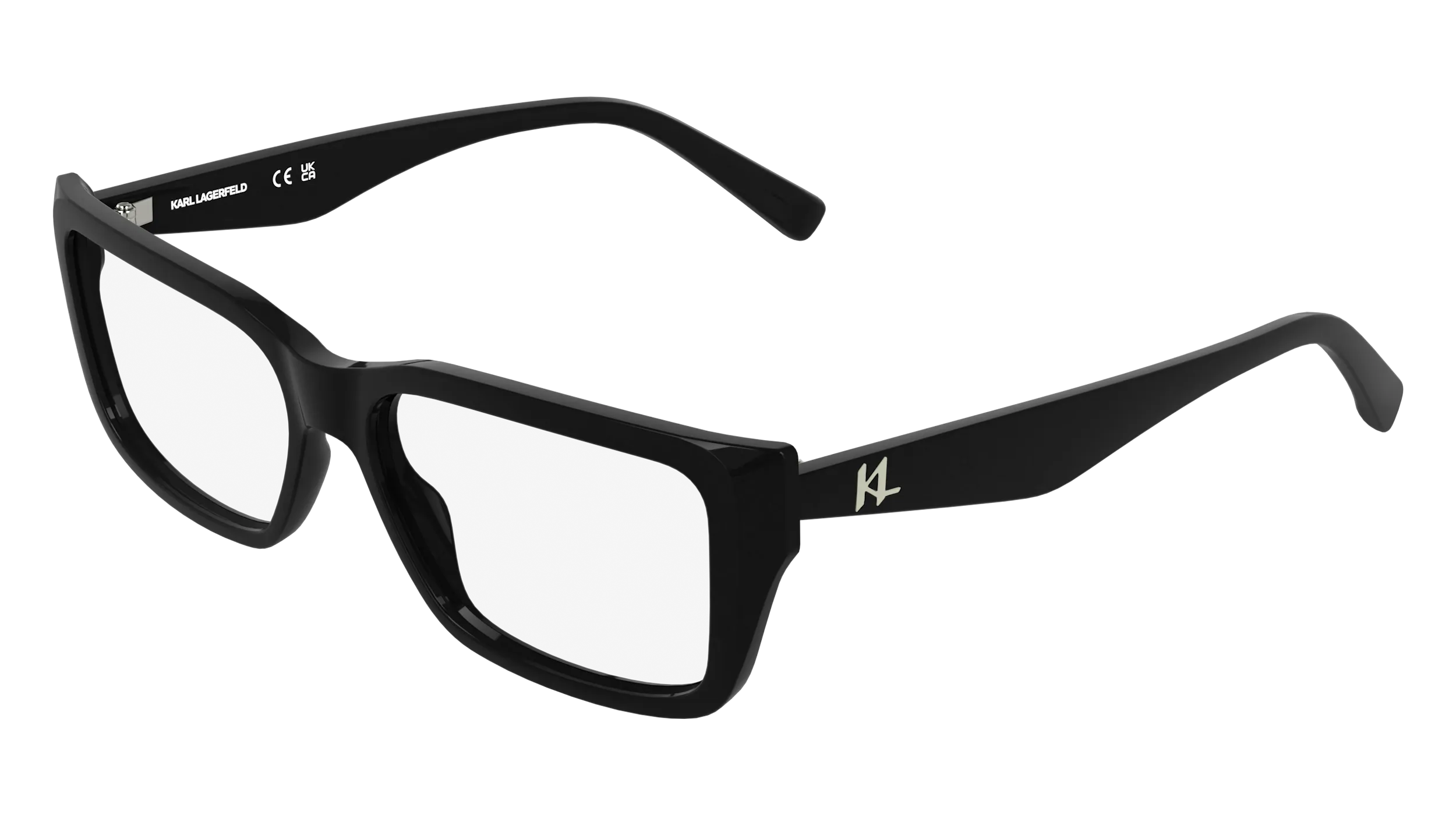 Karl Lagerfeld KL6212 001 Montature da vista Bio-iniettato Nero Squadrata Normale - immagine 1