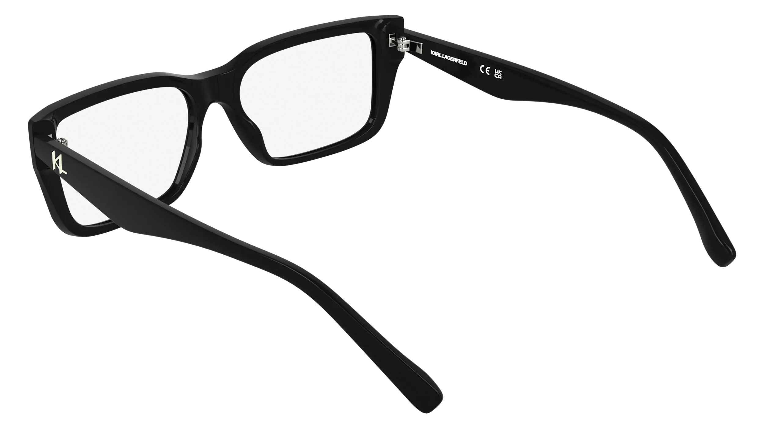 Karl Lagerfeld KL6212 001 Montature da vista Bio-iniettato Nero Squadrata Normale - immagine 4