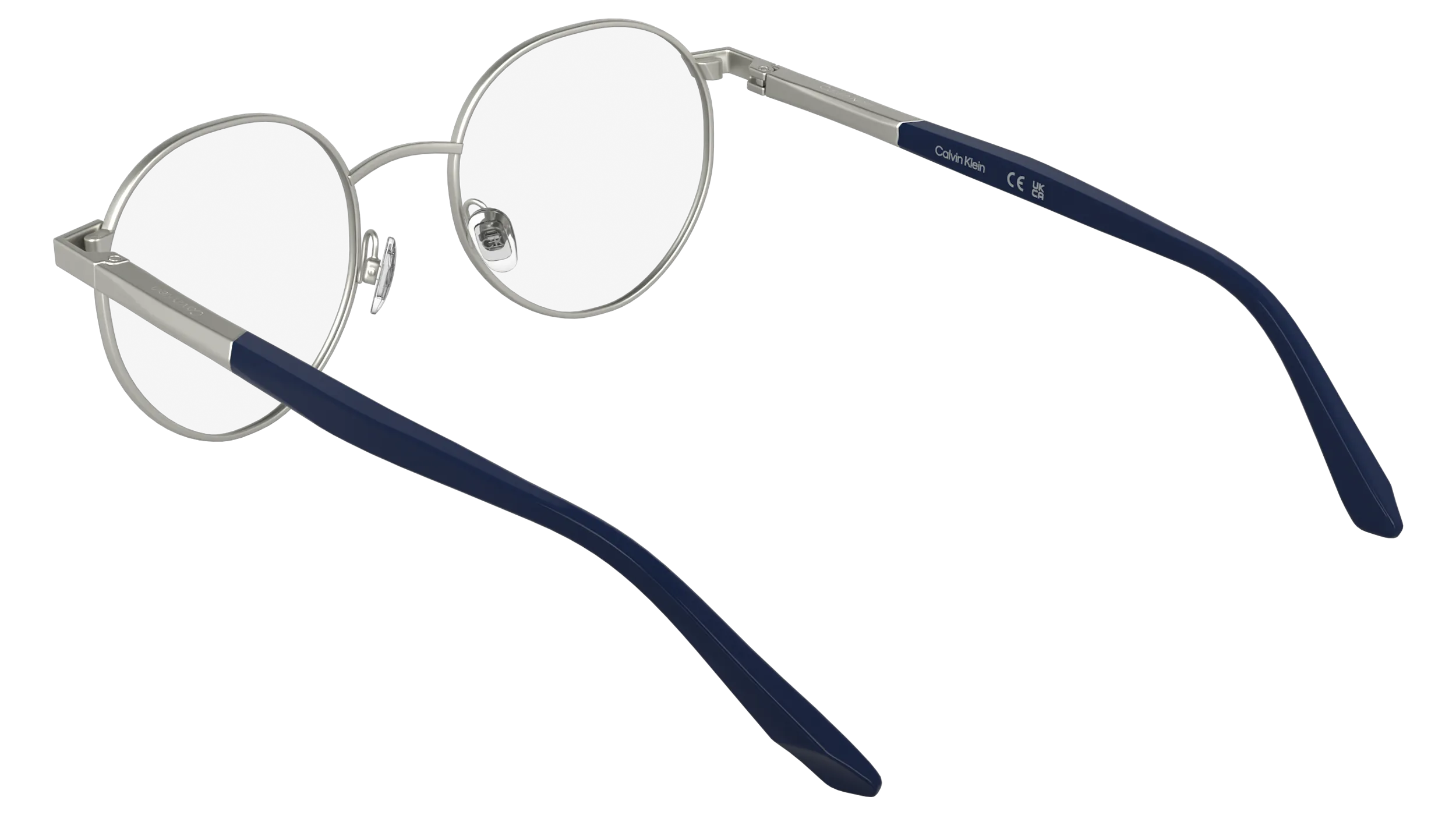 Calvin Klein CK25112 045 Montature da vista Metallo Argento Rotonda Normale - immagine 4