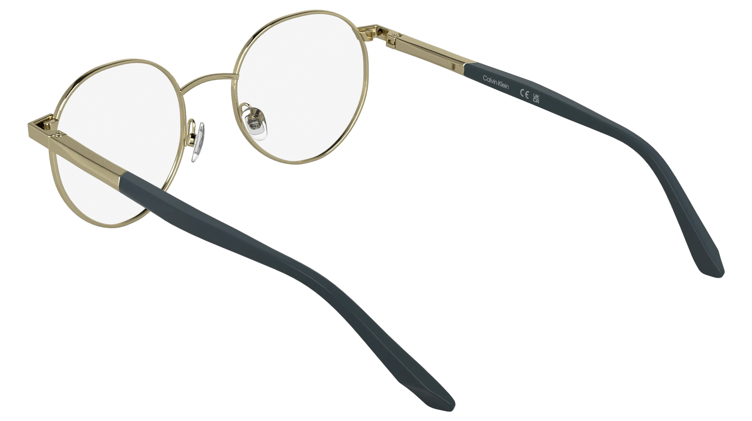 Calvin Klein CK25112 717 Montature da vista Metallo Oro Rotonda Normale - immagine 4