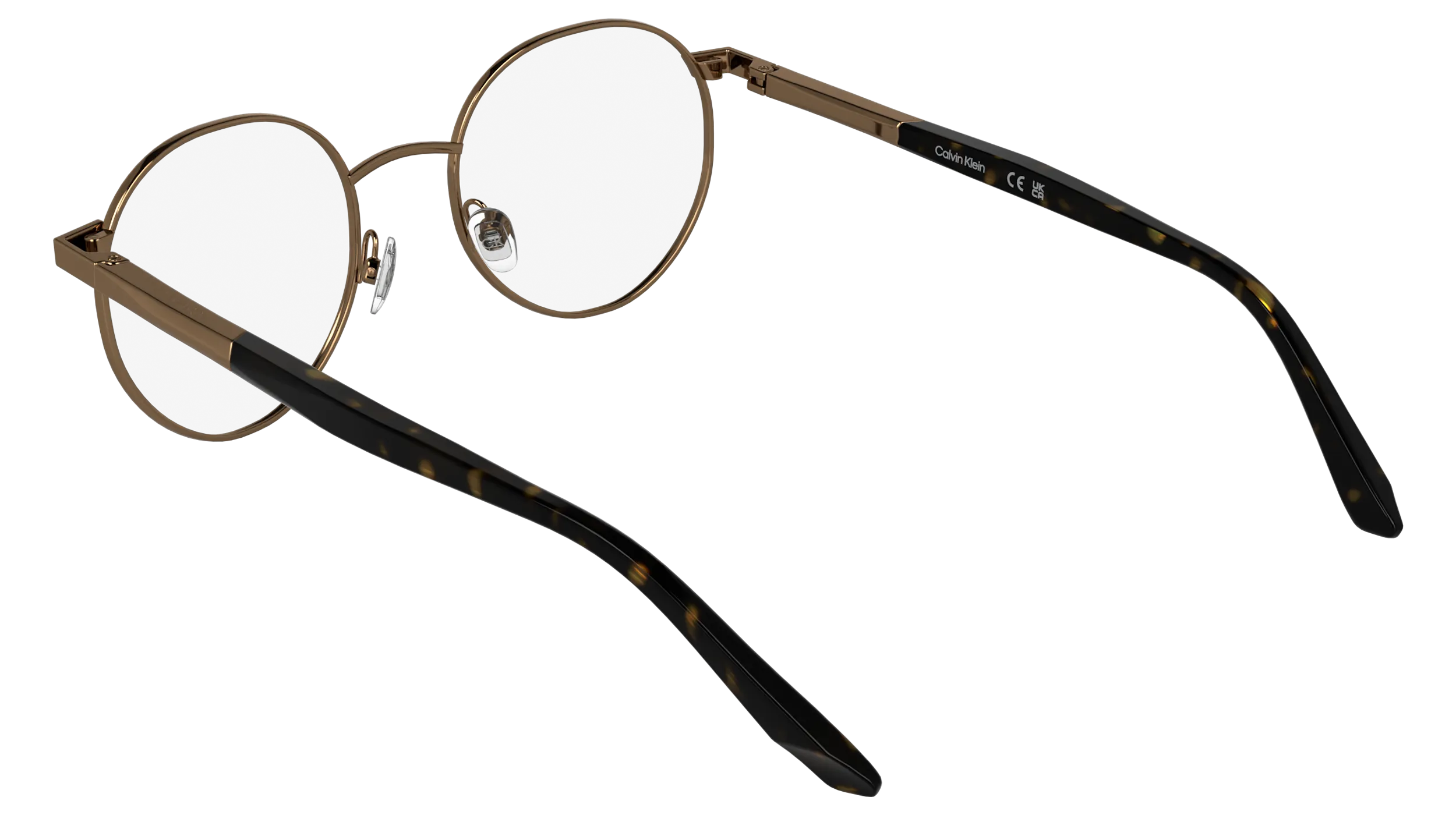 Calvin Klein CK25112 771 Montature da vista Metallo Oro Rotonda Normale - immagine 4