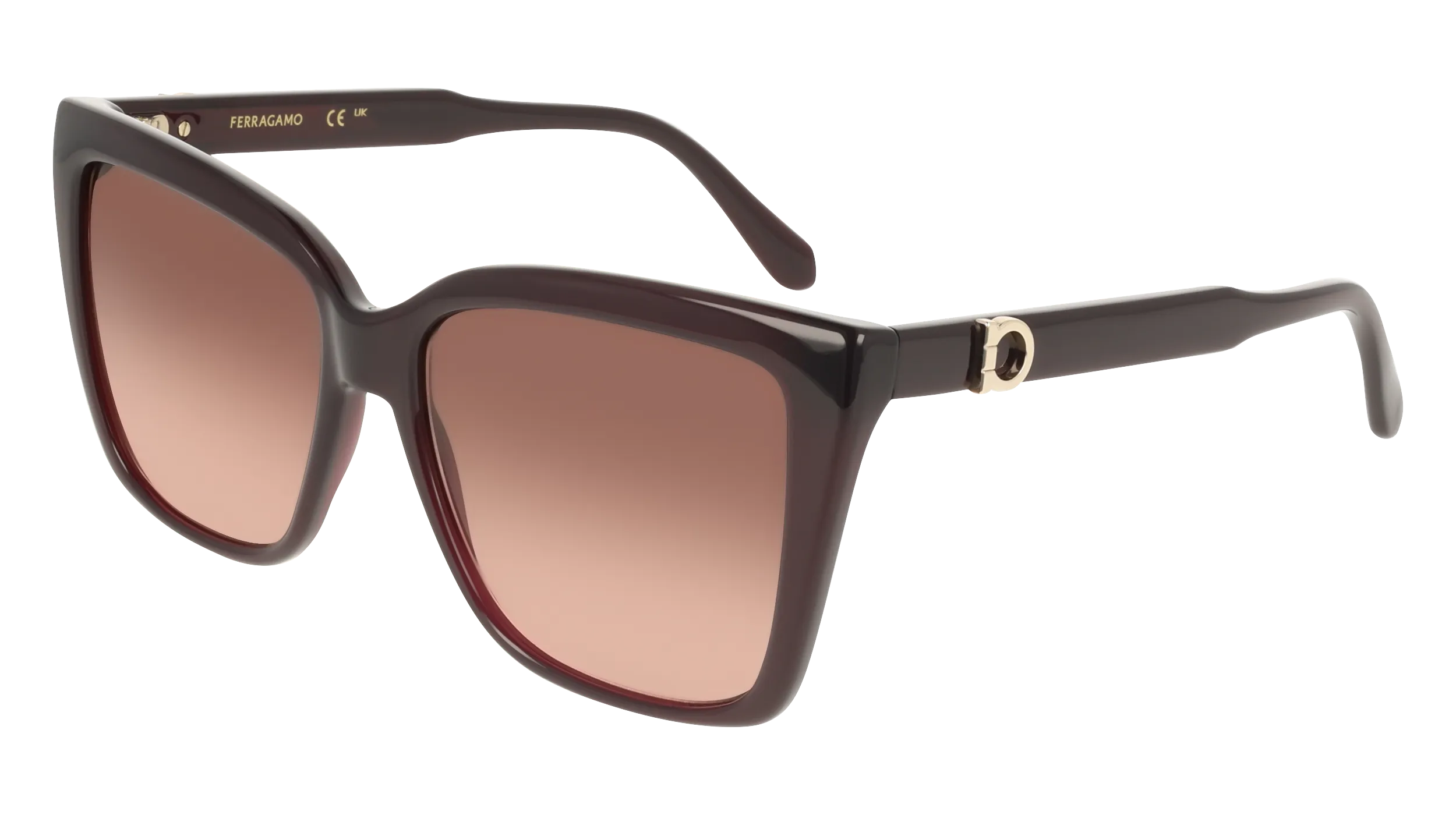 Ferragamo SF2085SE 665 Occhiali da sole Acetato Rosso Squadrata Normale - immagine 1