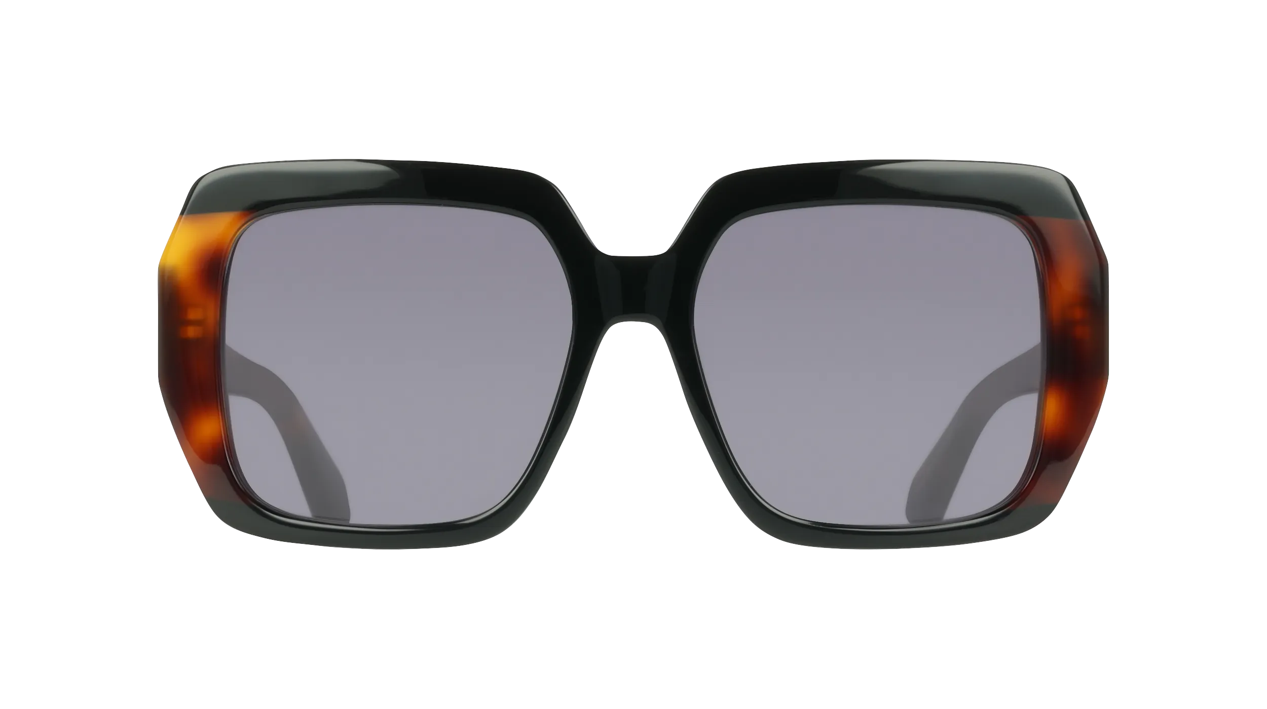 Ferragamo SF2081S 006 Occhiali da sole Acetato Nero Grigio Squadrata Normale - immagine 2