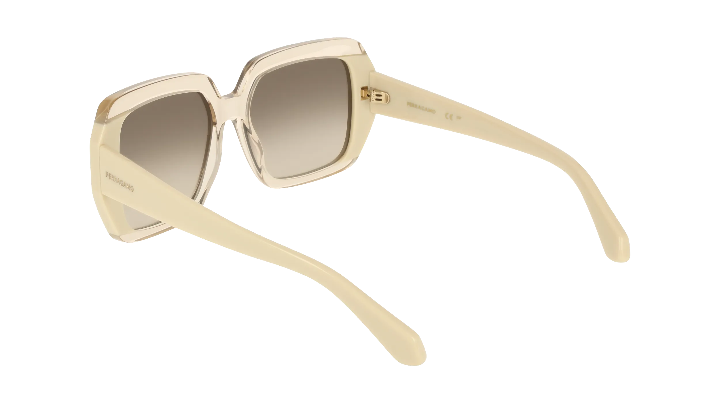 Ferragamo SF2081S 260 Occhiali da sole Acetato Squadrata Normale Sfumato - immagine 4