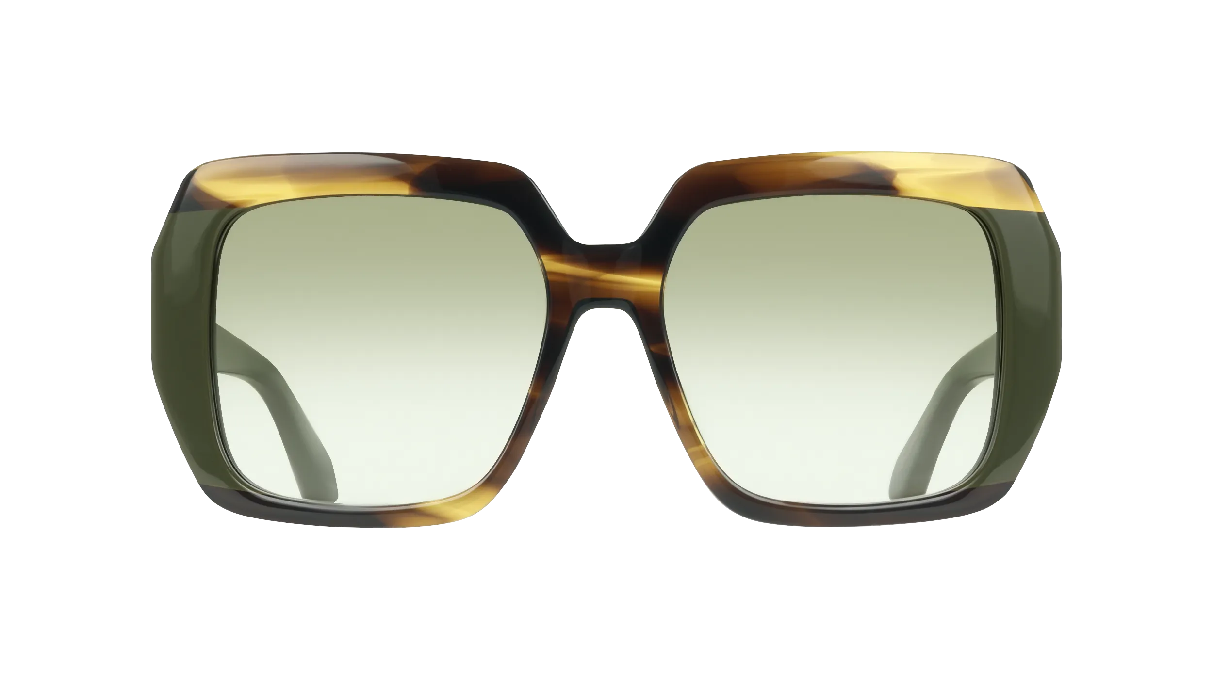 Ferragamo SF2081S 322 Occhiali da sole Acetato Squadrata Normale Sfumato - immagine 2