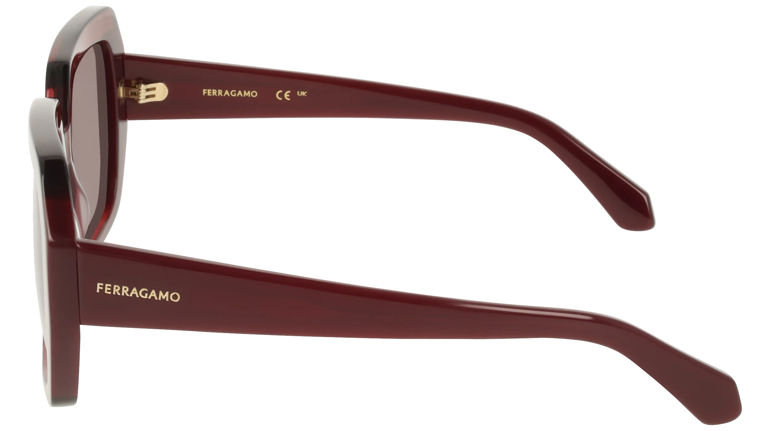 Ferragamo SF2081S 654 Occhiali da sole Acetato Squadrata Normale - immagine 3