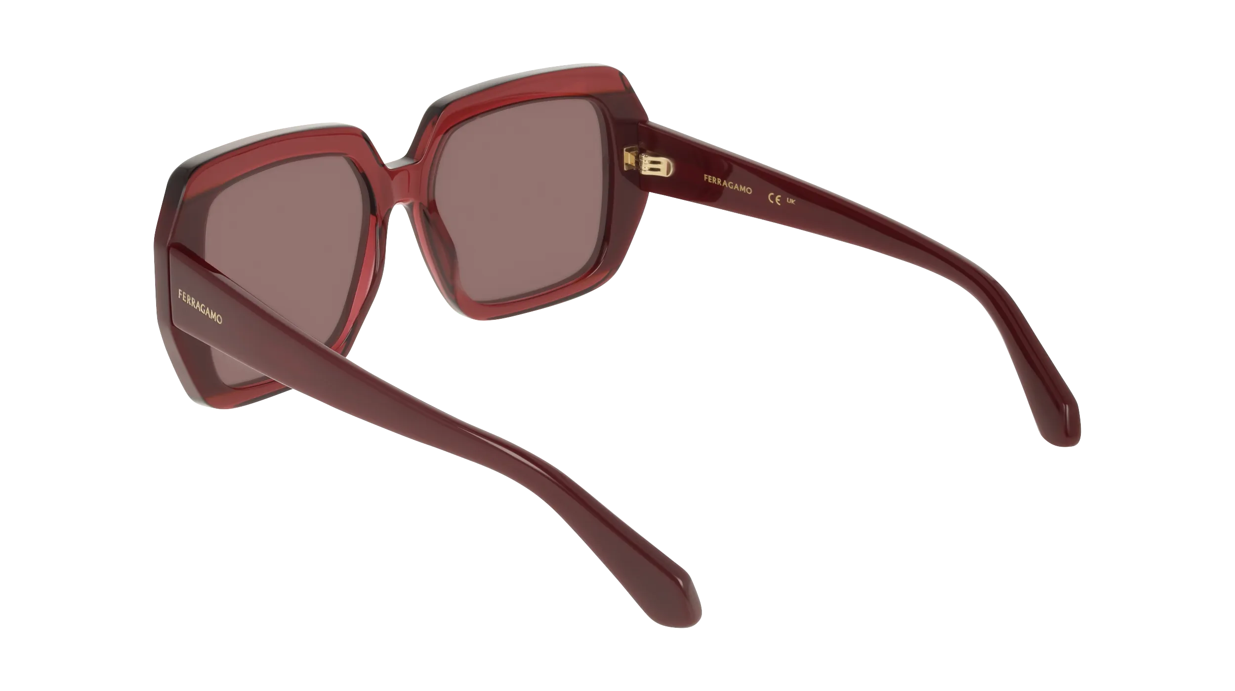 Ferragamo SF2081S 654 Occhiali da sole Acetato Squadrata Normale - immagine 4