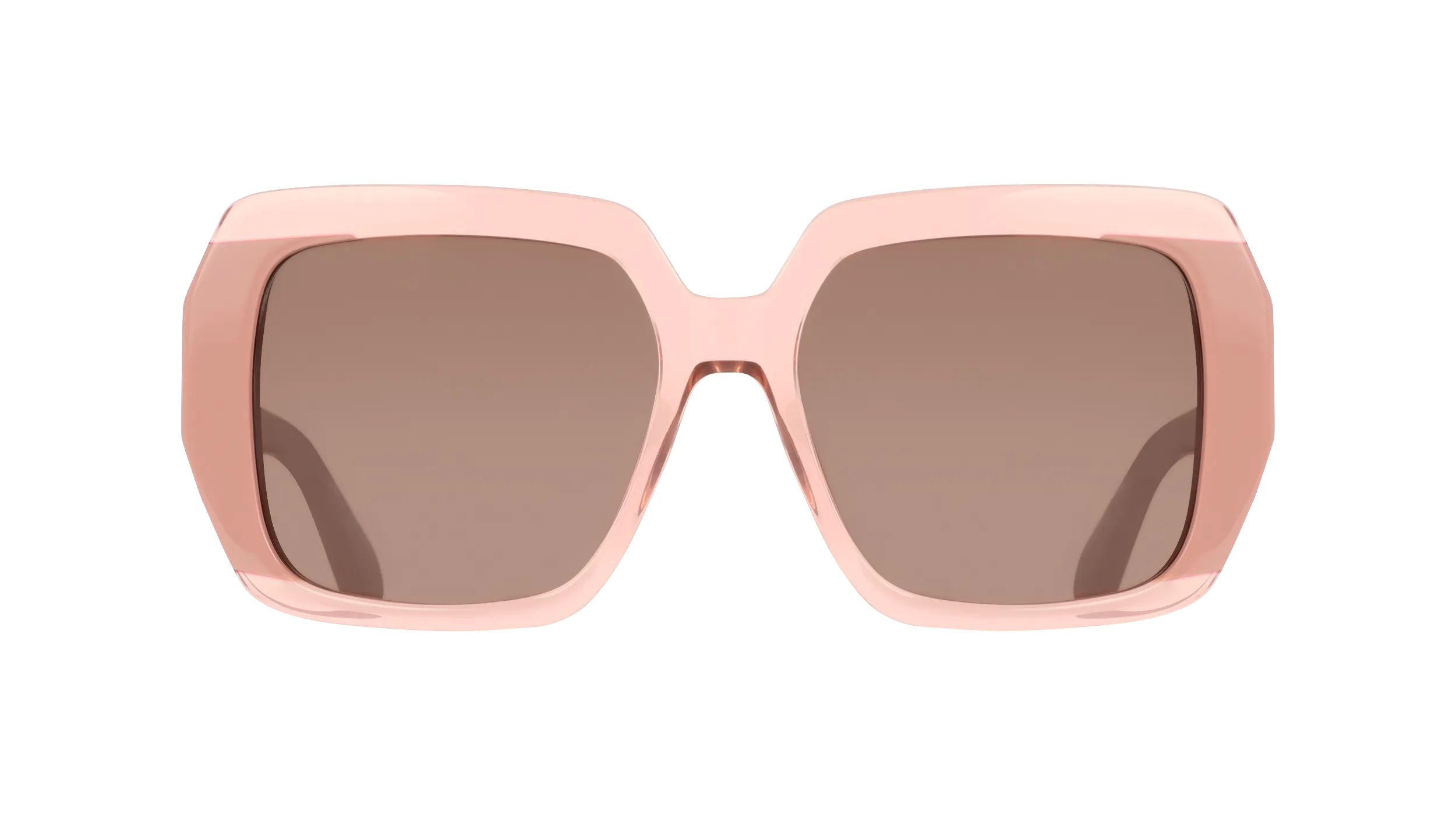Ferragamo SF2081S 668 Occhiali da sole Acetato Marrone Squadrata Normale - immagine 2