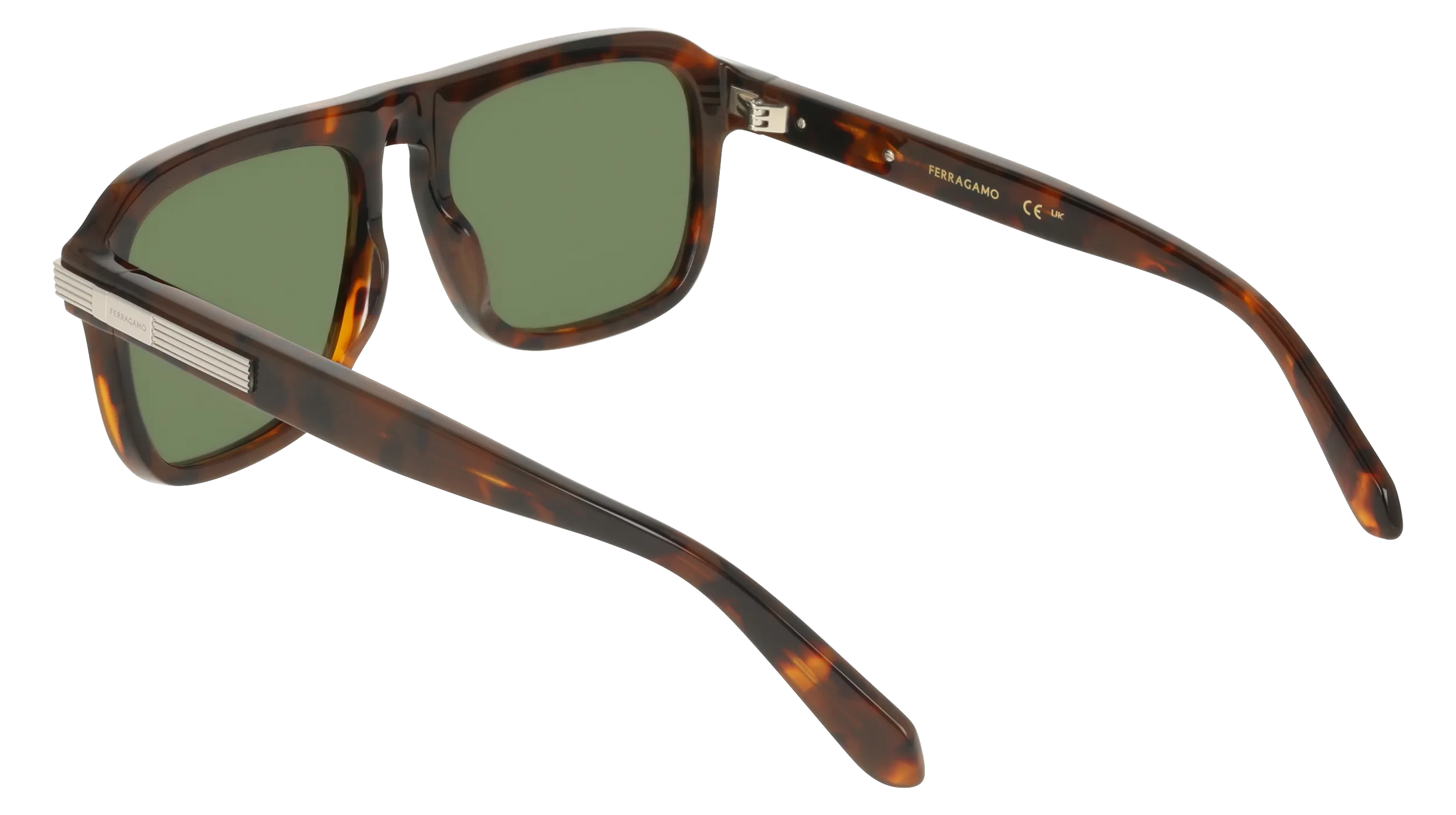 Ferragamo SF2087S 240 Occhiali da sole Acetato Havana Squadrata Normale - immagine 4