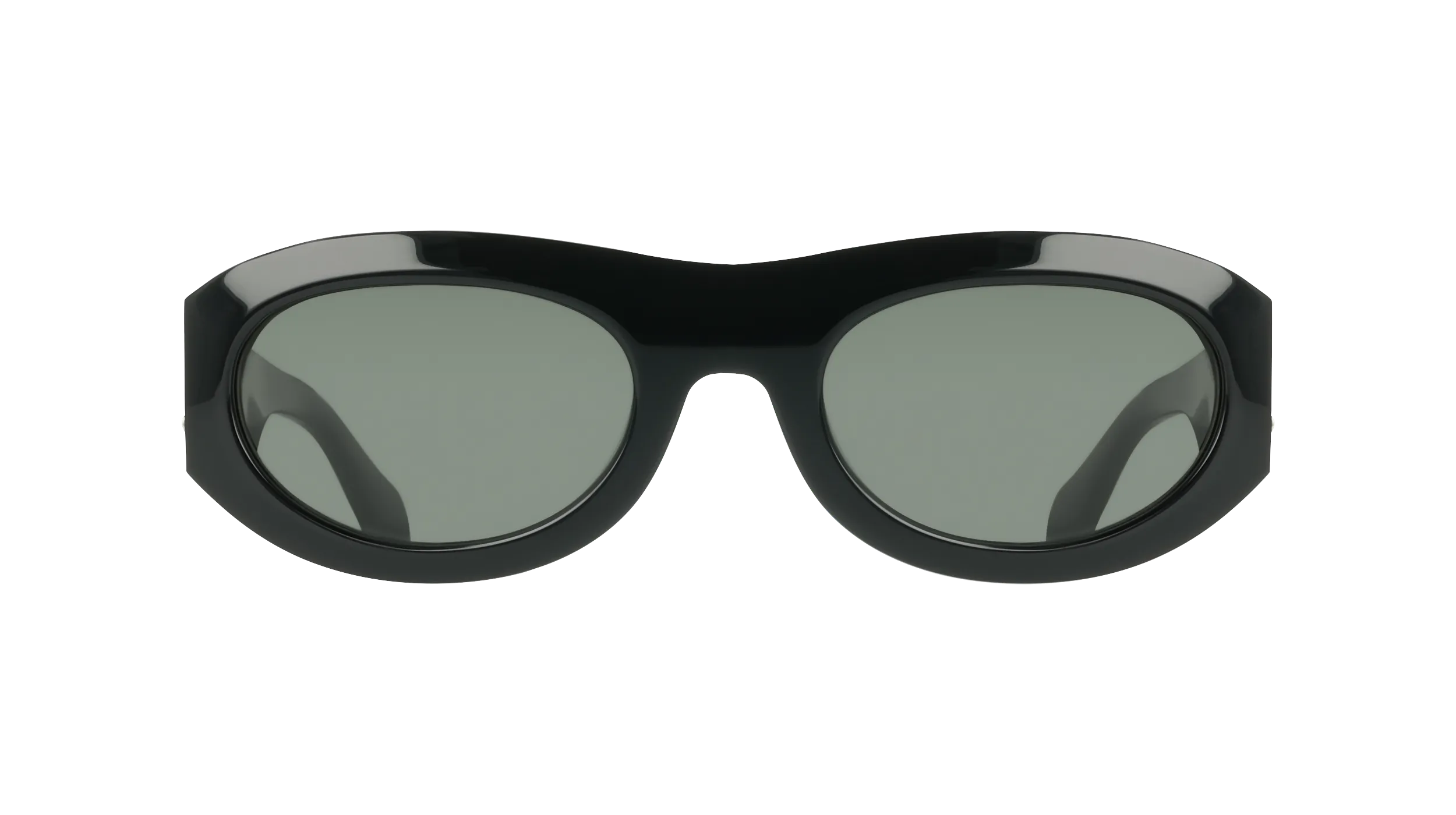 Ferragamo SF2082SE 001 Occhiali da sole Acetato Nero Grigio Rotonda Normale - immagine 2