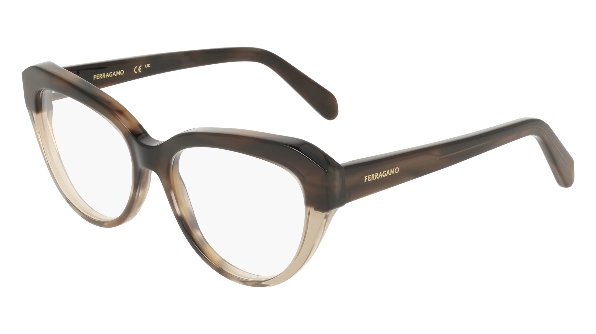 Ferragamo SF3046 245 Montature da vista Acetato Cat Eye Normale - immagine 1