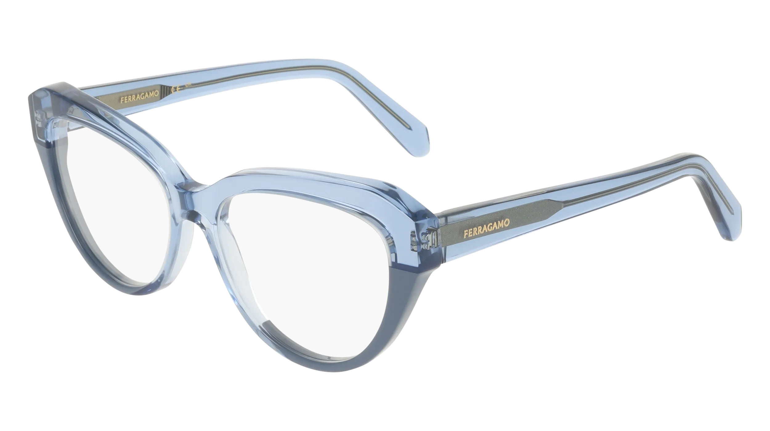 Ferragamo SF3046 433 Montature da vista Acetato Cat Eye Normale - immagine 1