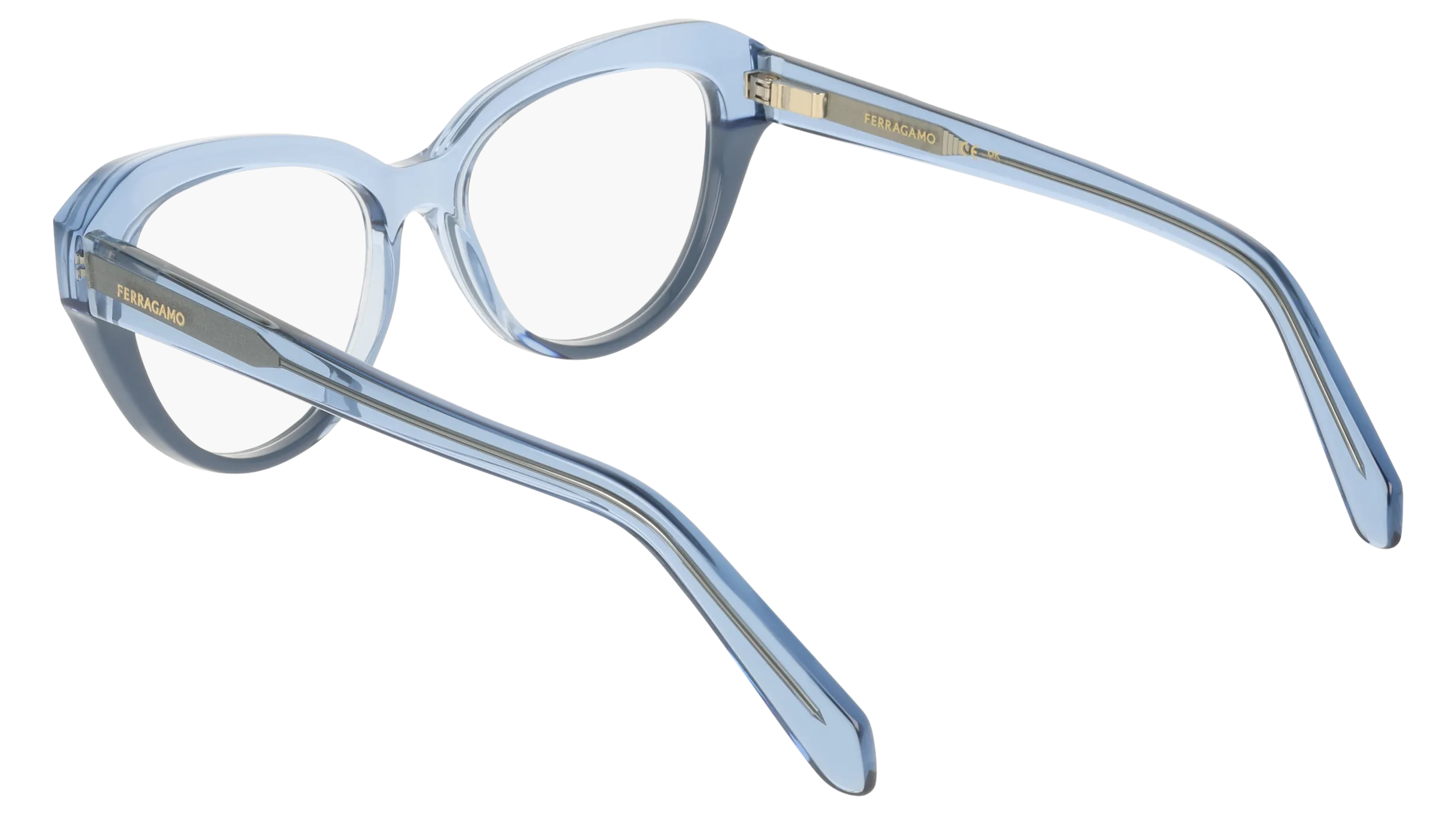 Ferragamo SF3046 433 Montature da vista Acetato Cat Eye Normale - immagine 4