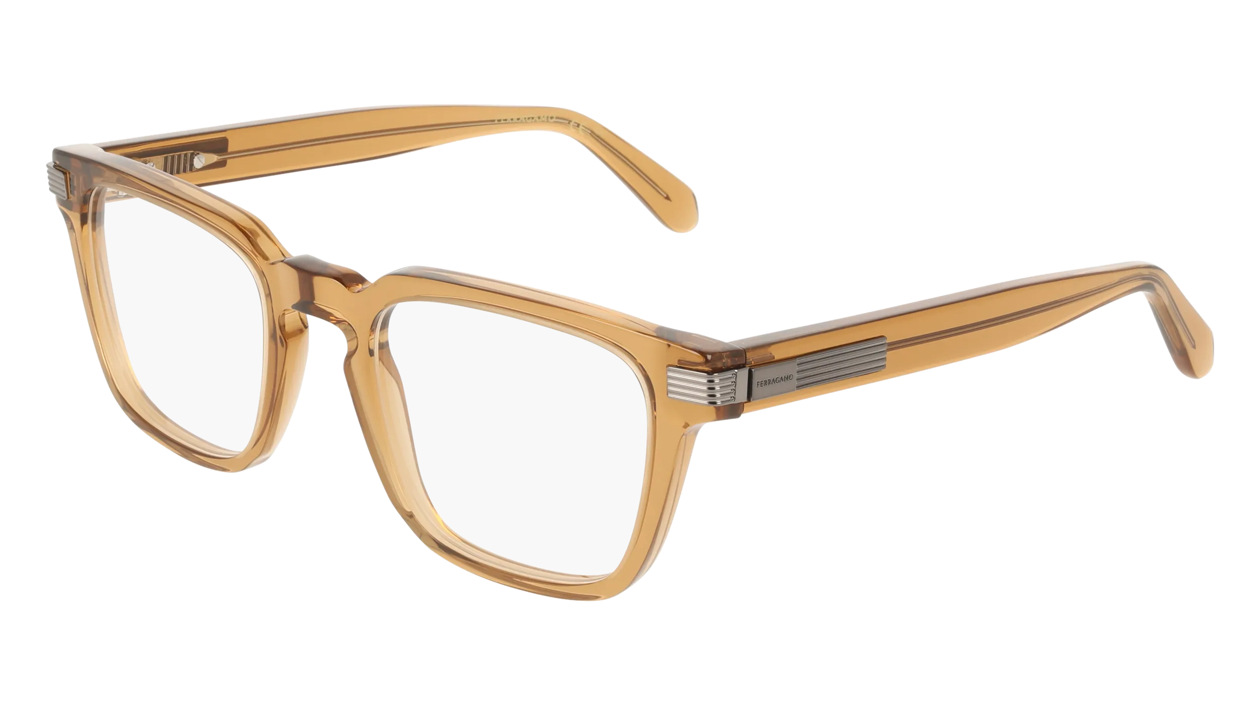 Ferragamo SF3044 261 Montature da vista Acetato Marrone Squadrata Normale - immagine 1