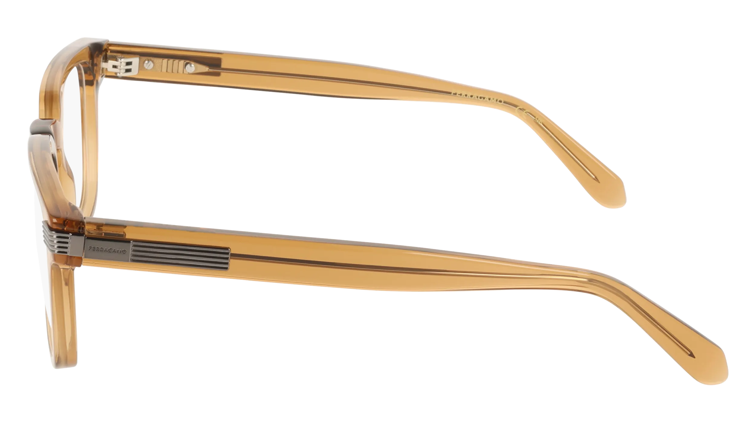 Ferragamo SF3044 261 Montature da vista Acetato Marrone Squadrata Normale - immagine 3