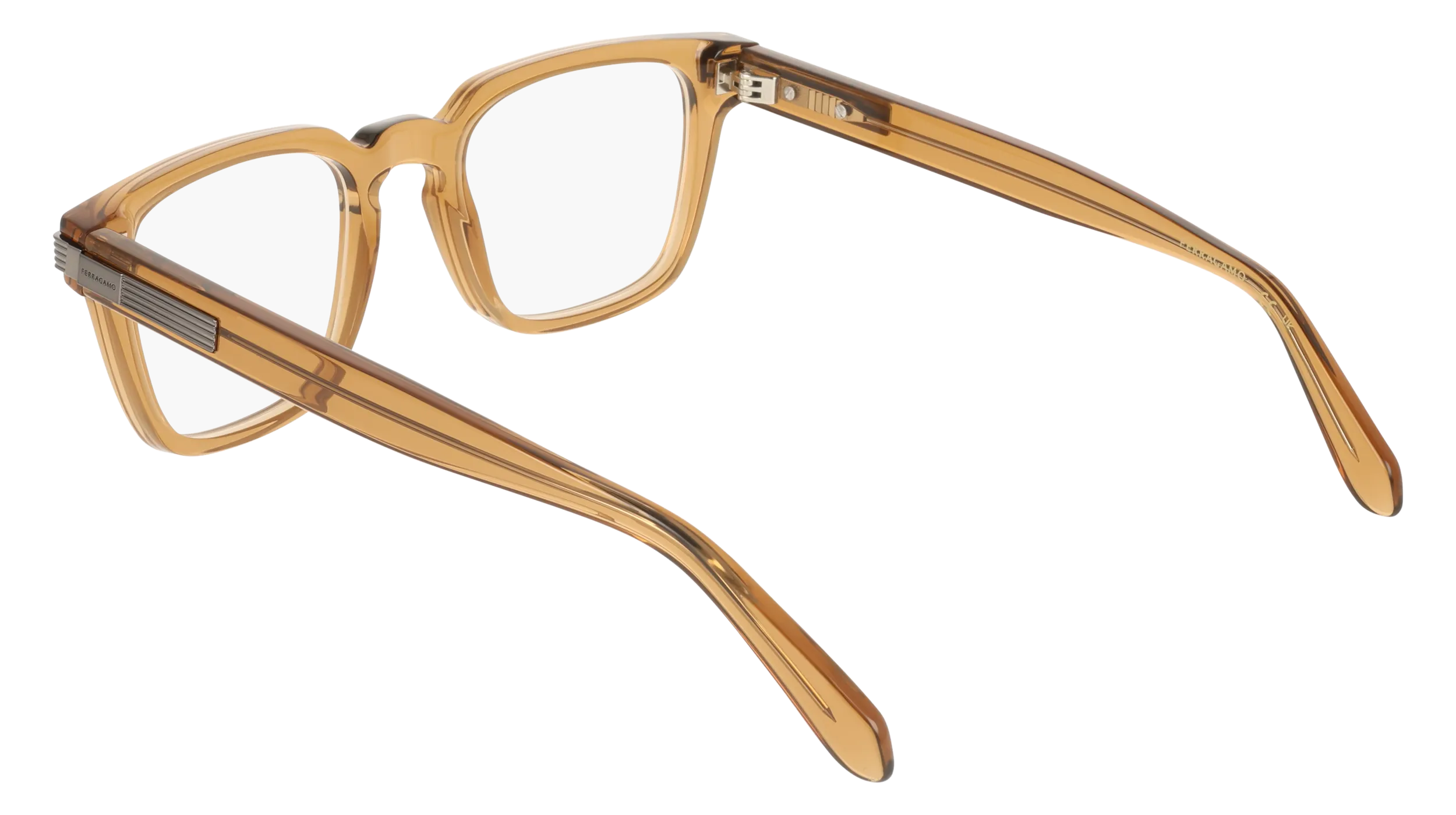 Ferragamo SF3044 261 Montature da vista Acetato Marrone Squadrata Normale - immagine 4