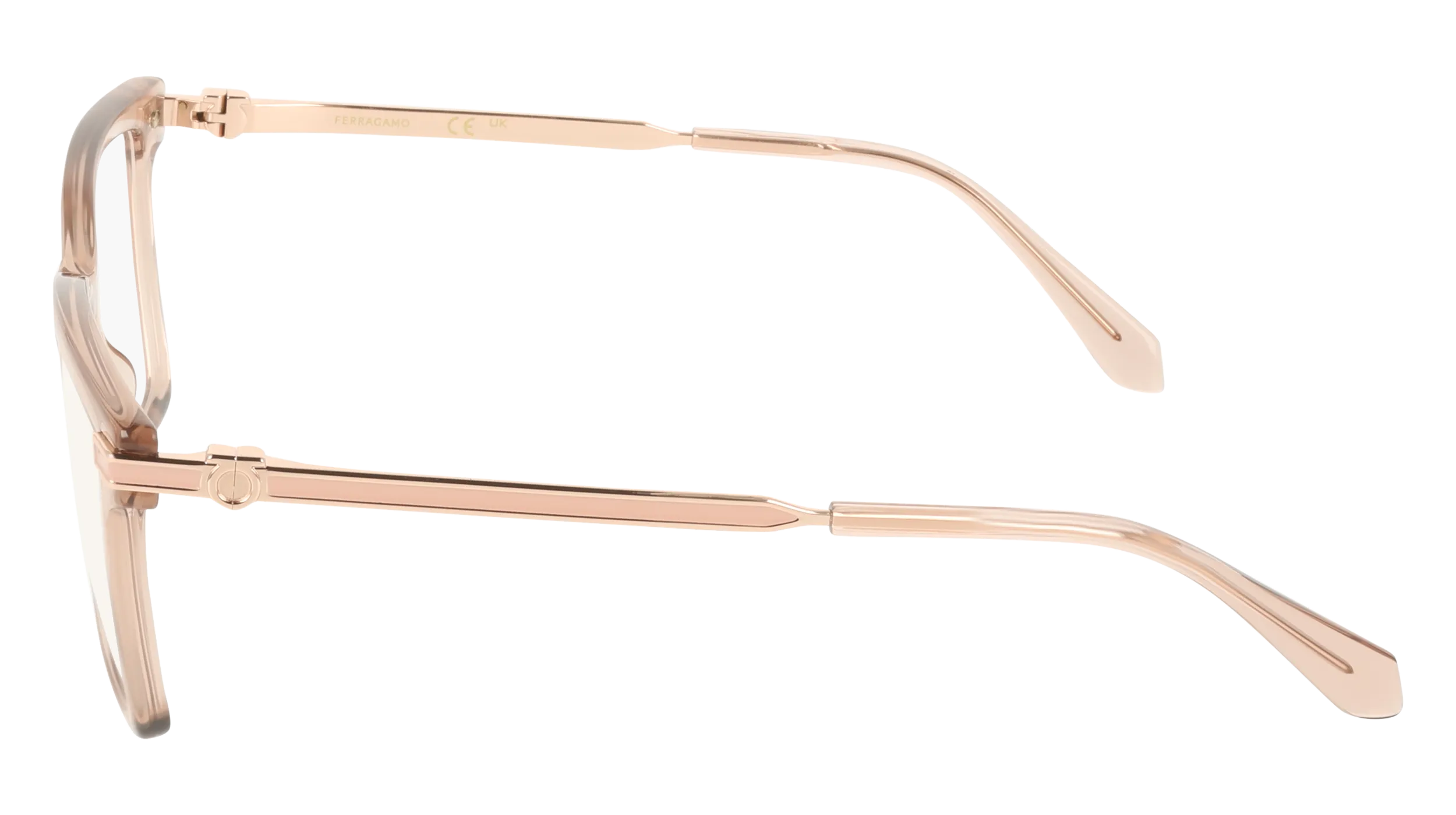 Ferragamo SF3039 667 Montature da vista Acetato Rosa Squadrata Normale - immagine 3