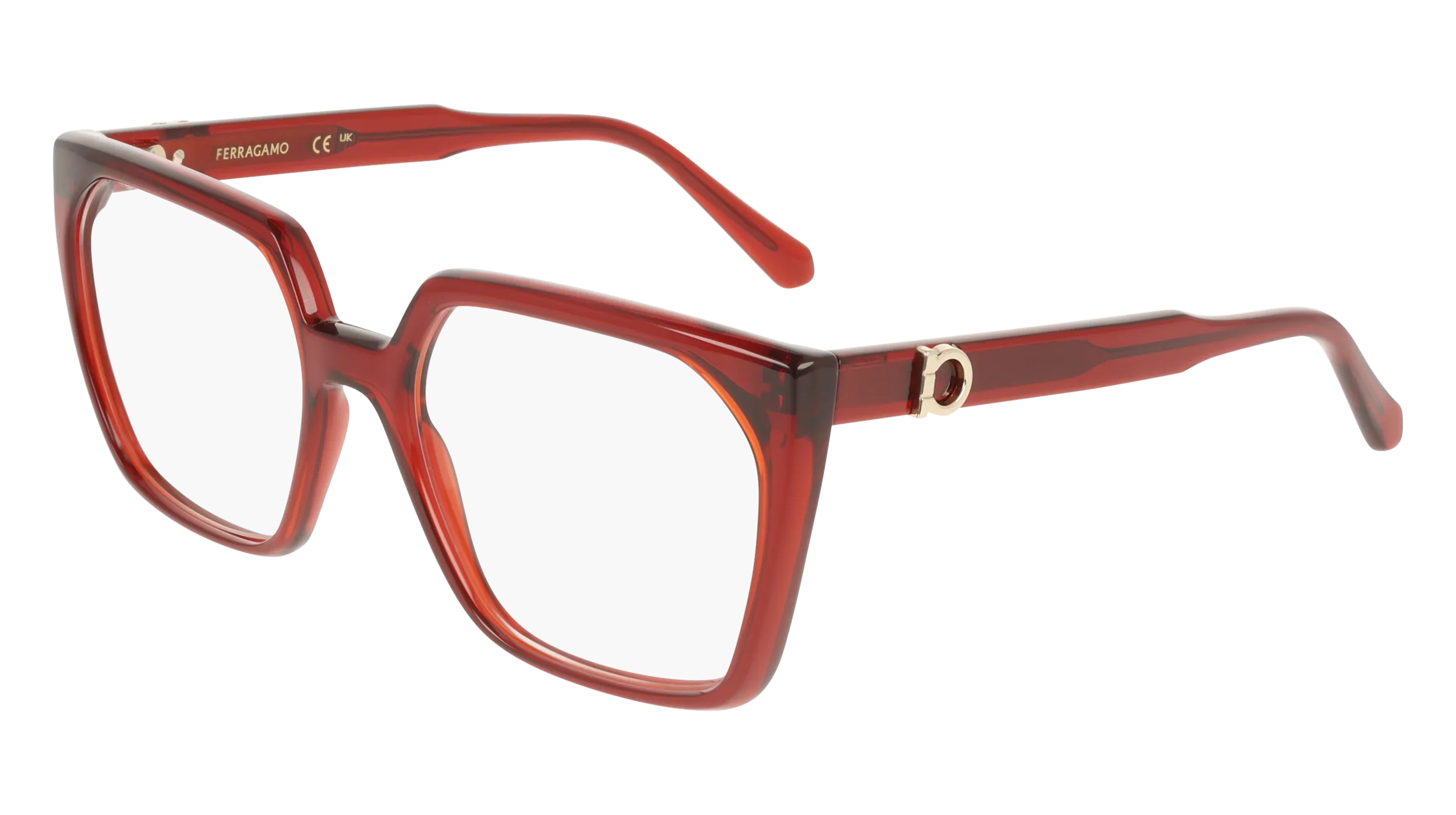 Ferragamo SF3042E 612 Montature da vista Acetato Bordeaux Squadrata Normale - immagine 1