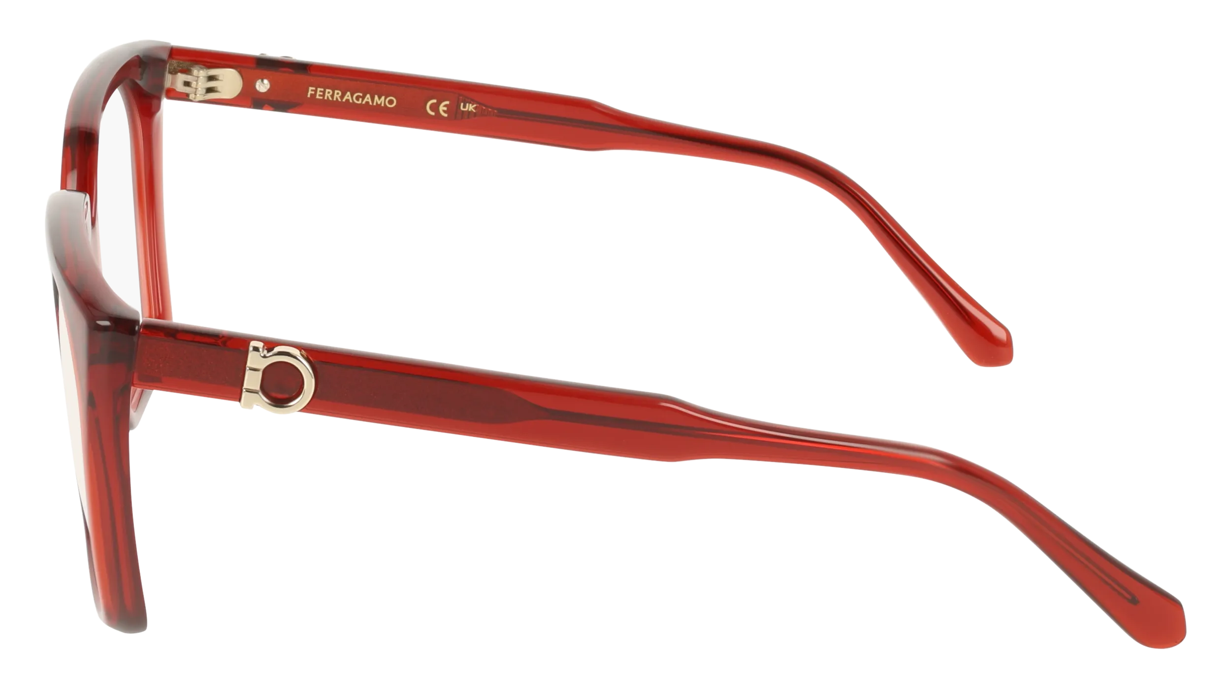 Ferragamo SF3042E 612 Montature da vista Acetato Bordeaux Squadrata Normale - immagine 3