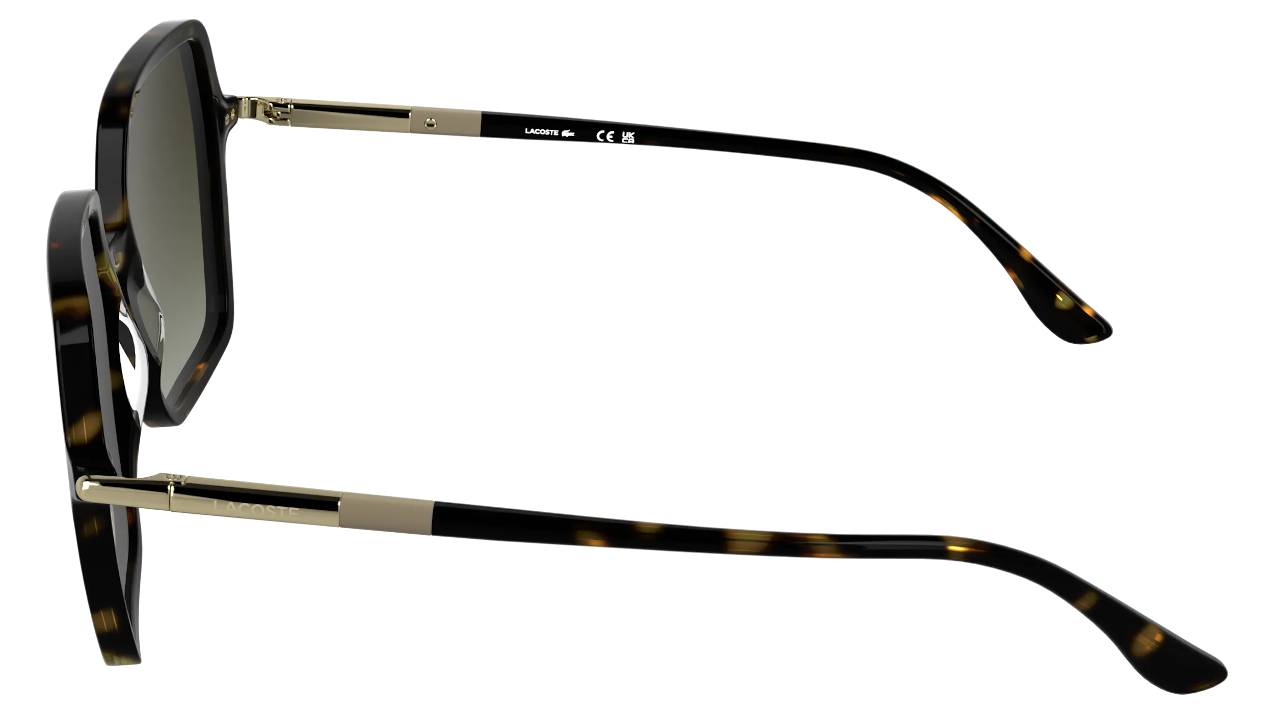 Lacoste L6079S 230 Occhiali da sole Acetato Havana Marrone Squadrata Normale - immagine 3