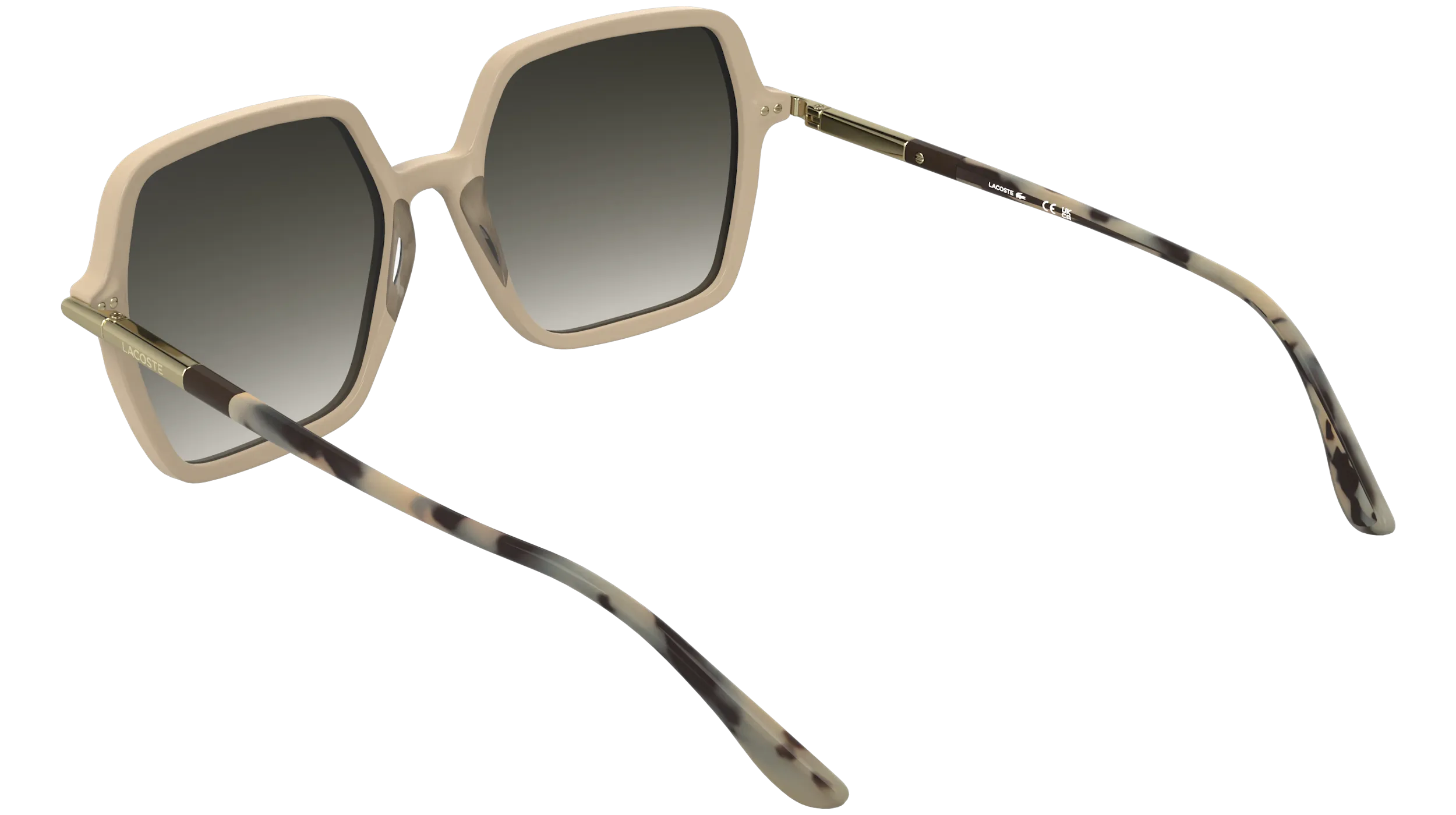 Lacoste L6079S 662 Occhiali da sole Acetato Rosa Marrone Squadrata Normale - immagine 4