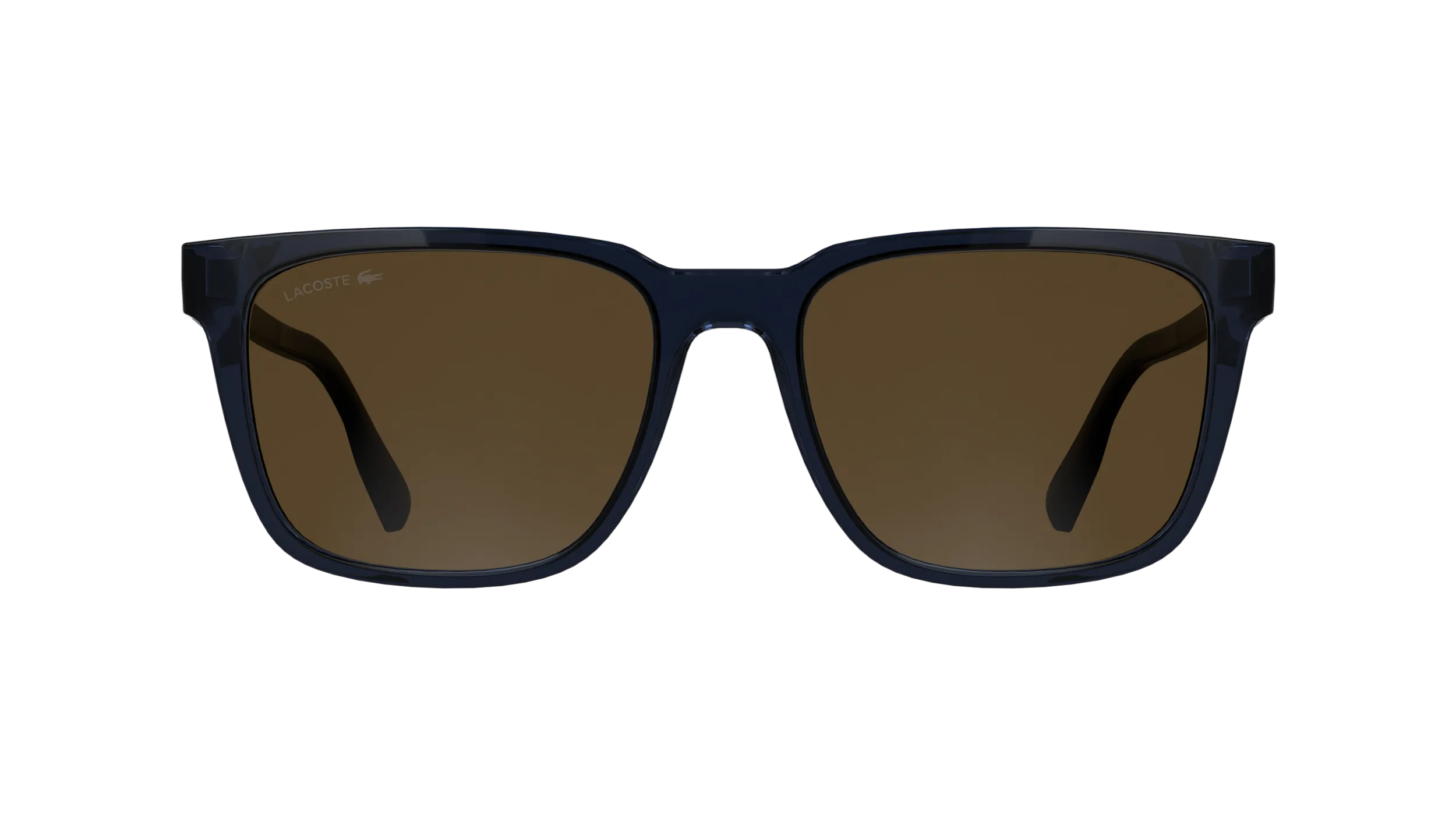 Lacoste L6077S 410 Occhiali da sole Bio-iniettato Blu Marrone Squadrata Normale - immagine 2