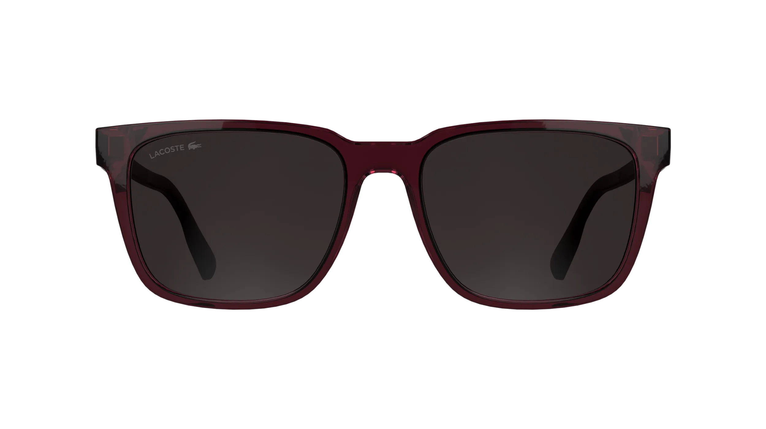 Lacoste L6077S 601 Occhiali da sole Bio-iniettato Bordeaux Squadrata Normale - immagine 2