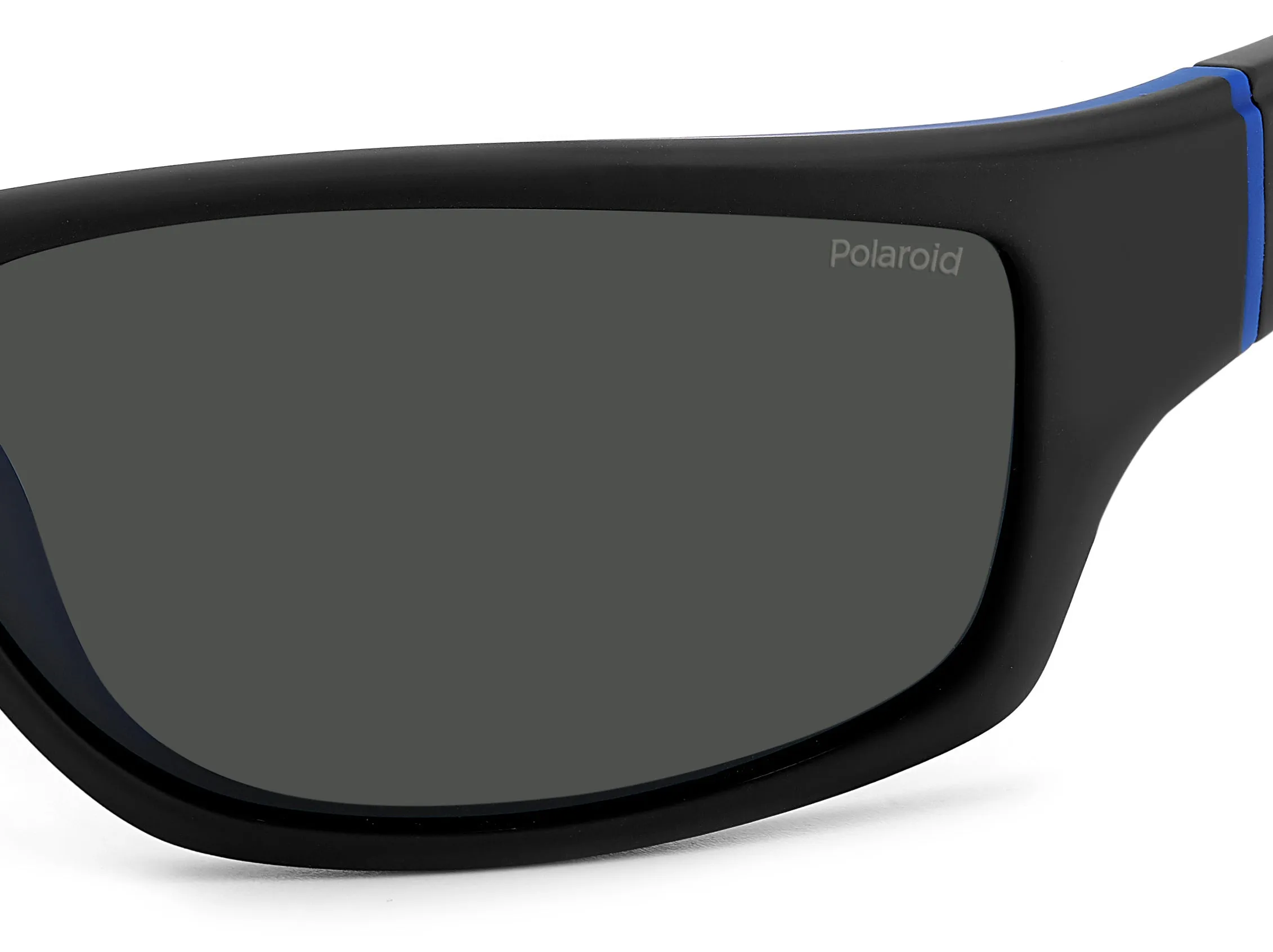 Polaroid PLD 2135/S D51/M9 Occhiali da sole Plastica Nero / Blu Grigio Squadrata Polarizzata - immagine 4