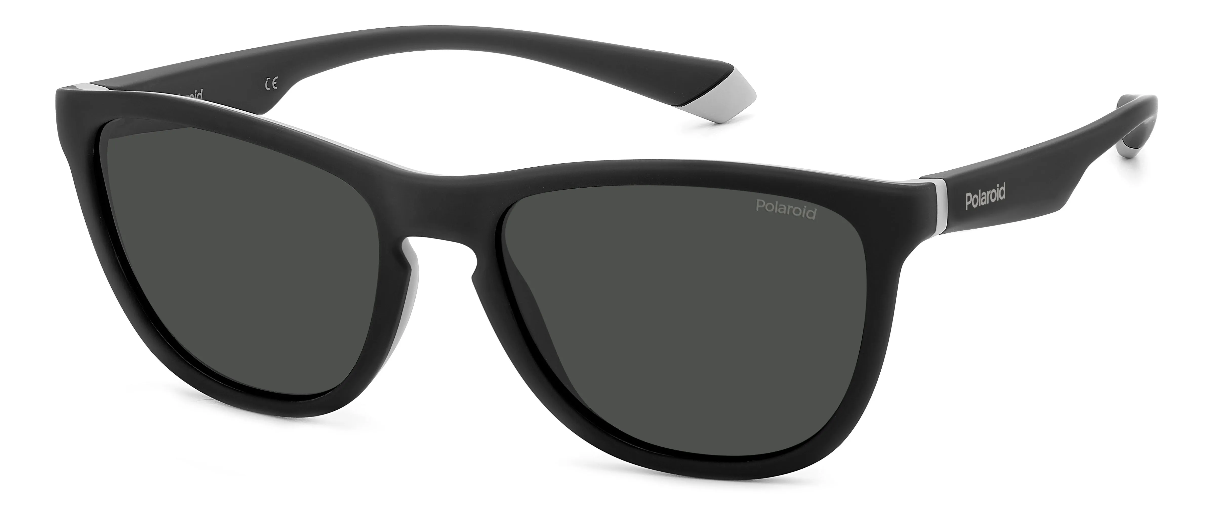 Polaroid PLD 2133/S 08A/M9 Occhiali da sole Plastica Nero/Grigio Grigio Squadrata Polarizzata - immagine 1