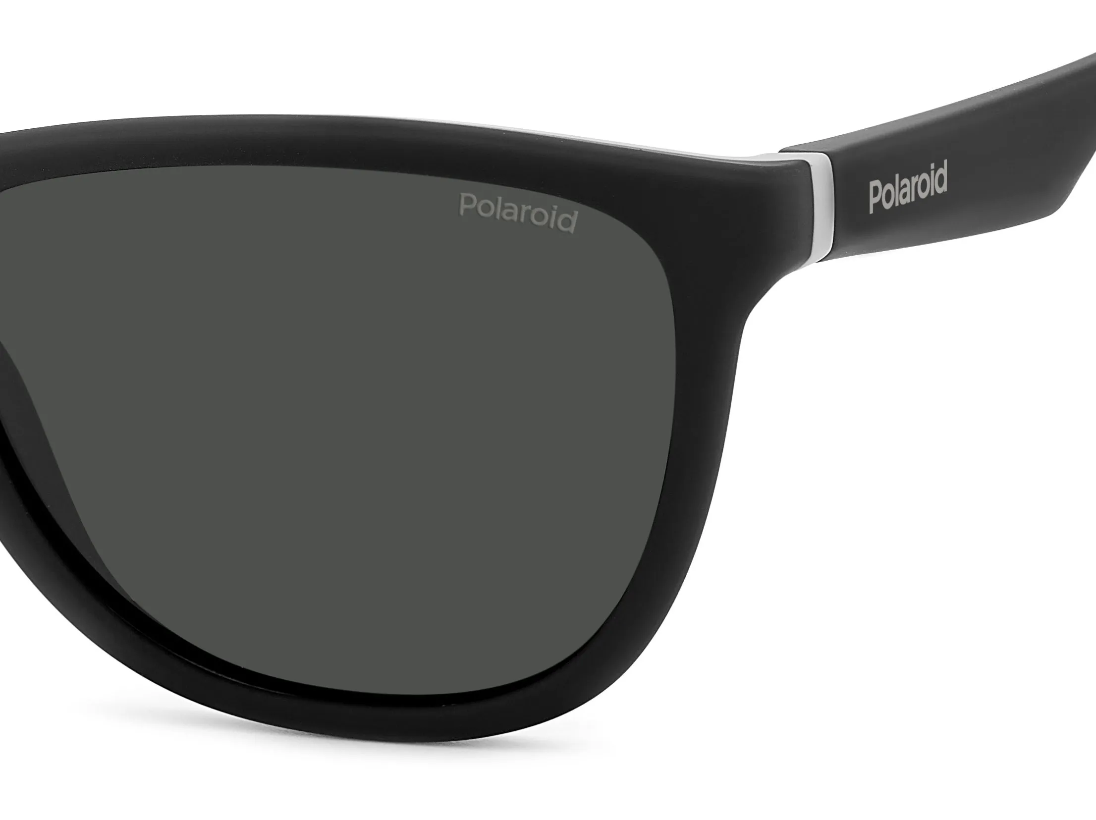 Polaroid PLD 2133/S 08A/M9 Occhiali da sole Plastica Nero/Grigio Grigio Squadrata Polarizzata - immagine 4