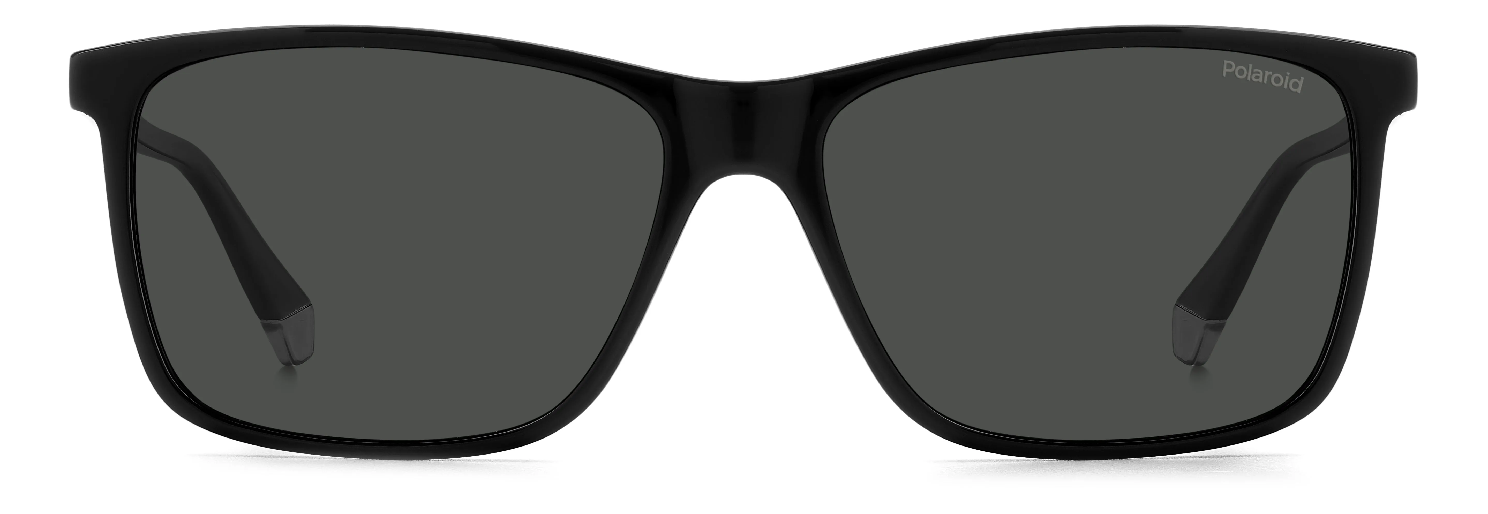 Polaroid PLD 4137/S 807/M9 Occhiali da sole Plastica Nero Grigio Squadrata Polarizzata - immagine 2