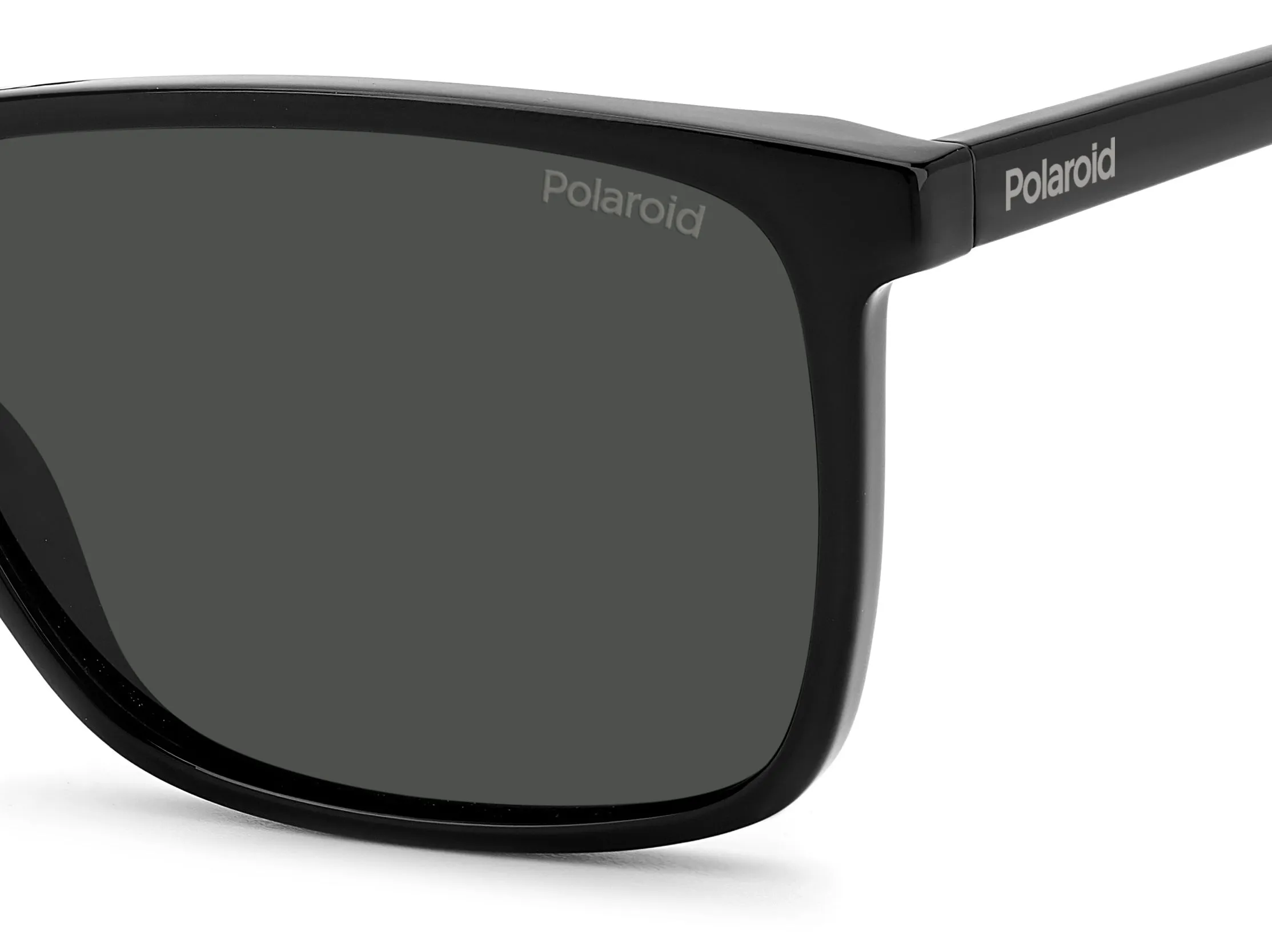 Polaroid PLD 4137/S 807/M9 Occhiali da sole Plastica Nero Grigio Squadrata Polarizzata - immagine 4
