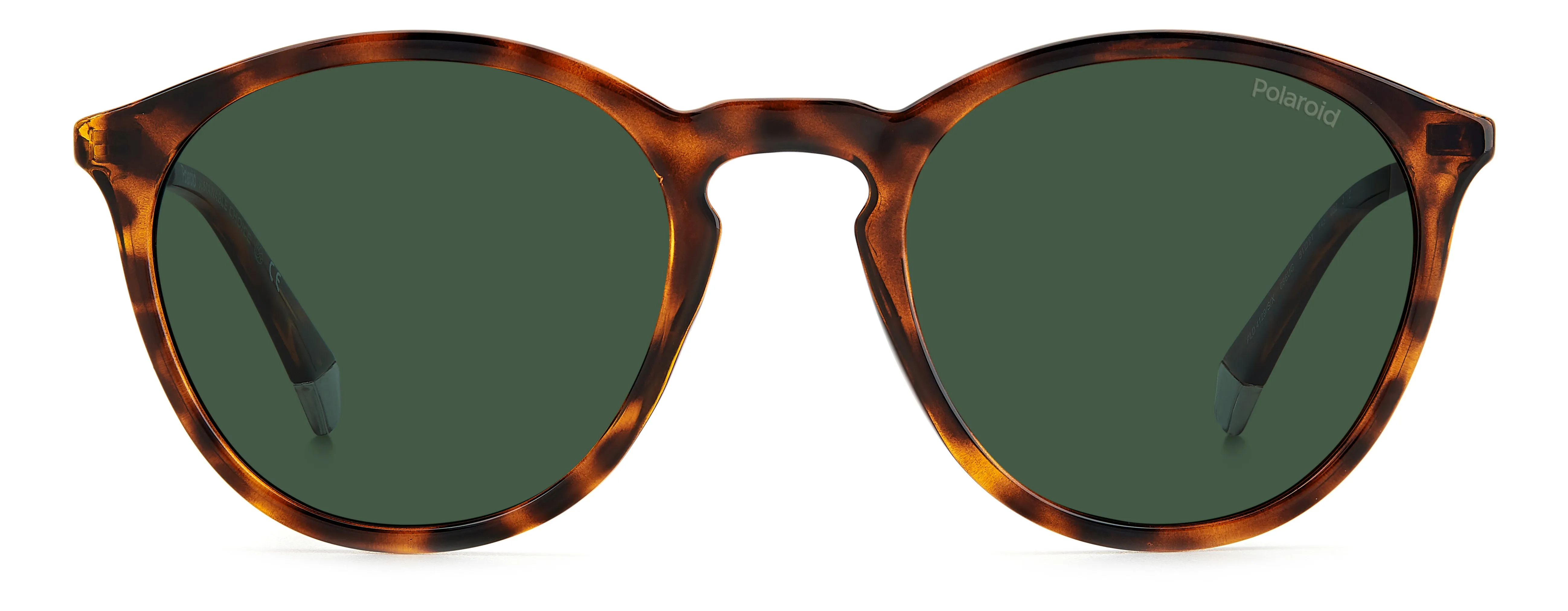 Polaroid PLD 4129/S/X 086/UC Occhiali da sole Eco co-polyester Havana Verde Rotonda Polarizzata - immagine 2