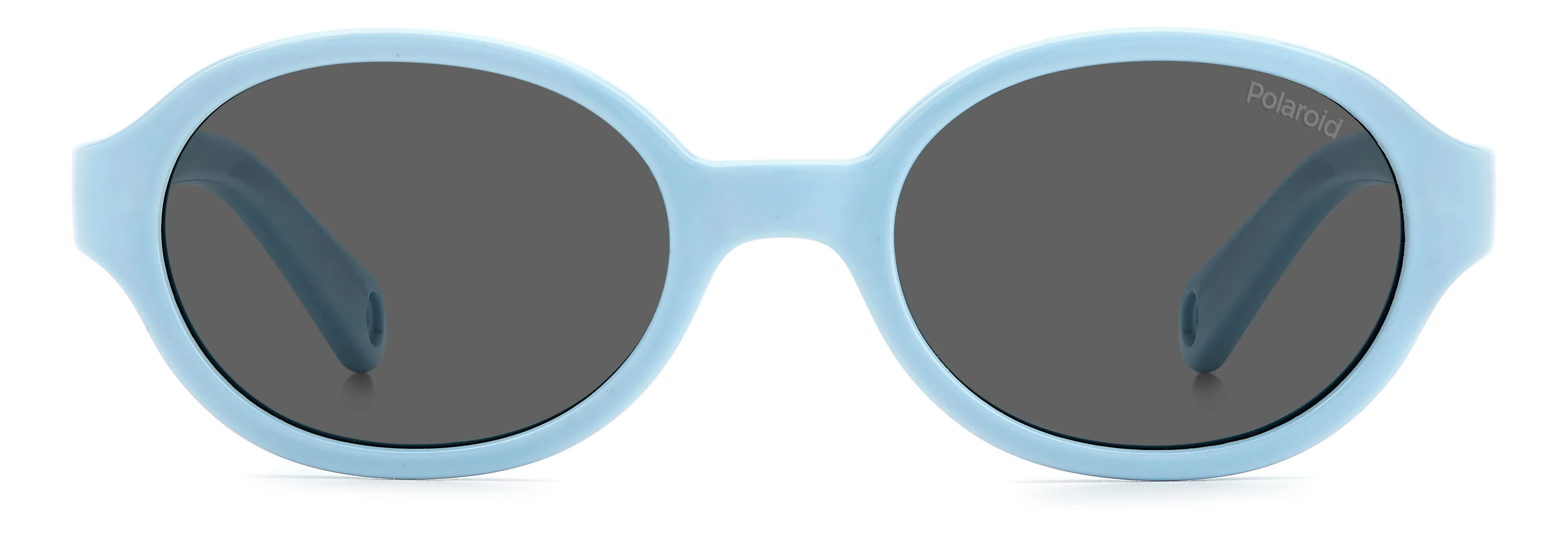 Polaroid PLD K004/S MVU/M9 Occhiali da sole bambino Policarbonato Azzurro Grigio Rotonda Polarizzata - immagine 2